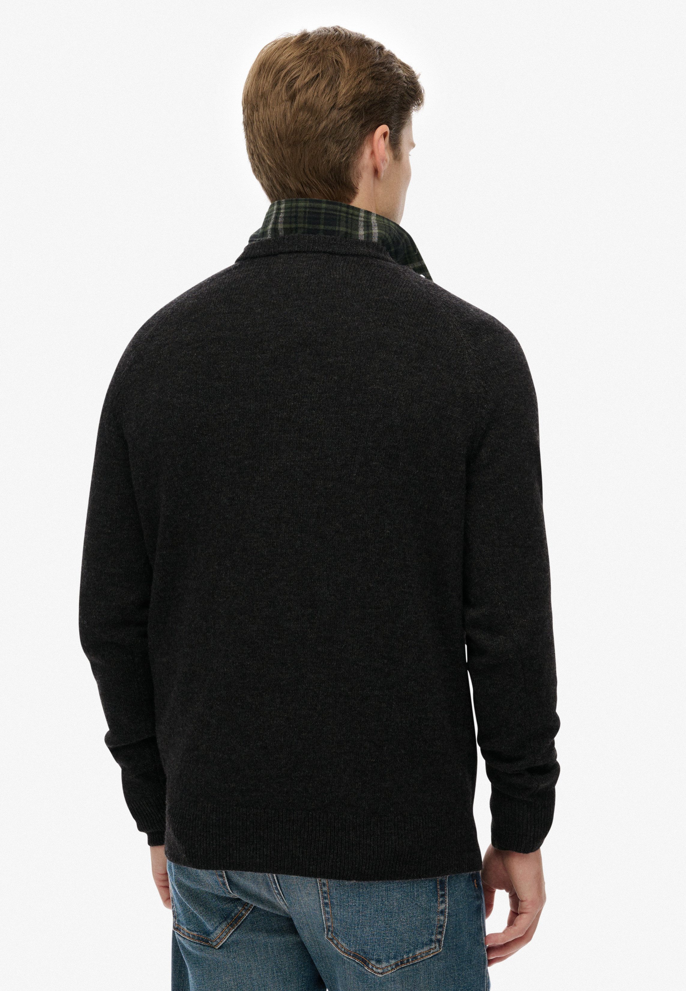 Superdry Strickpullover WOOL BLEND JUMPER günstig online kaufen