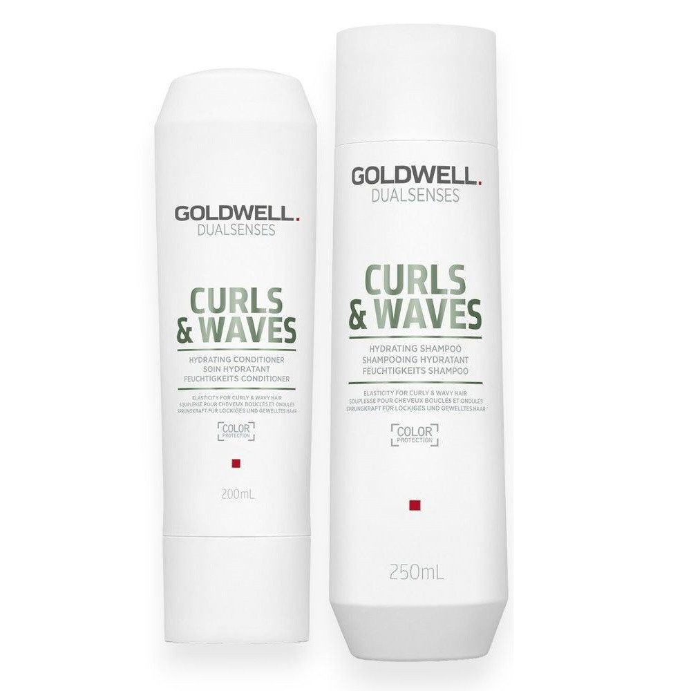 Goldwell Haarshampoo Goldwell Curls & Waves Set - Shampoo 250ml +Conditioner 200ml