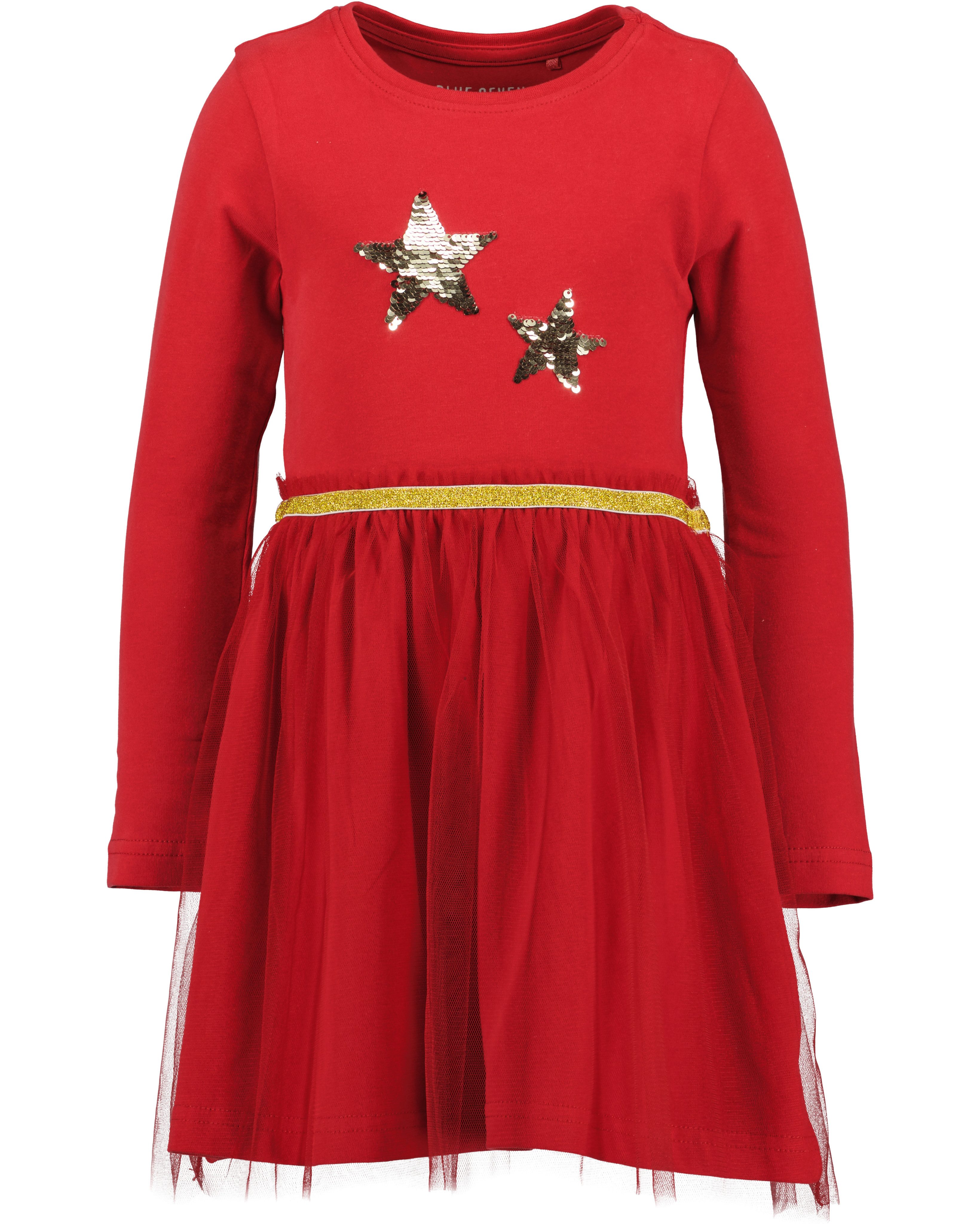Blue Seven Jerseykleid mit Sternen-Motiv aus Wechselpailletten