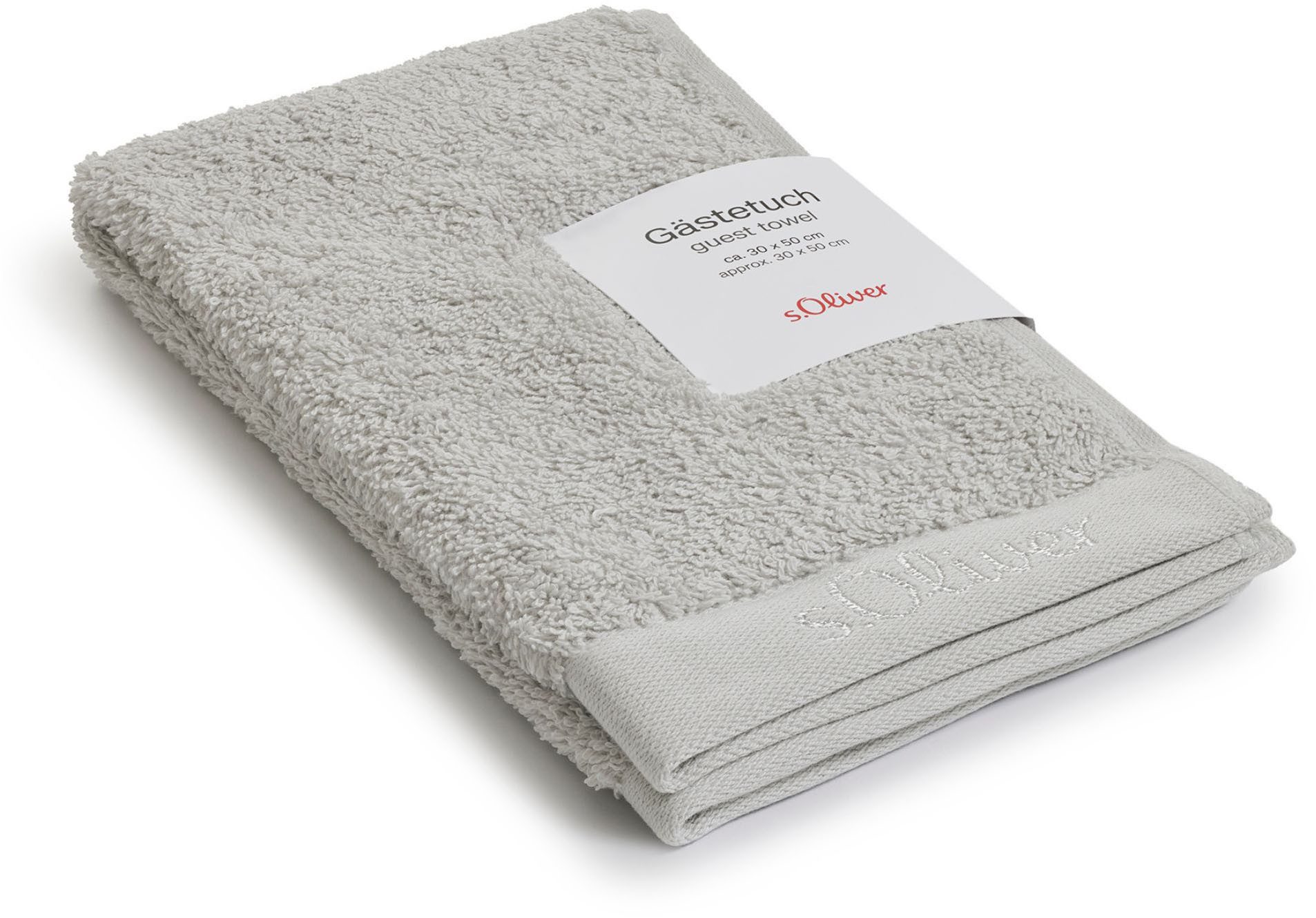 s.Oliver Gästehandtuch s. Oliver Gästetuch, Walkfrottier günstig online kaufen