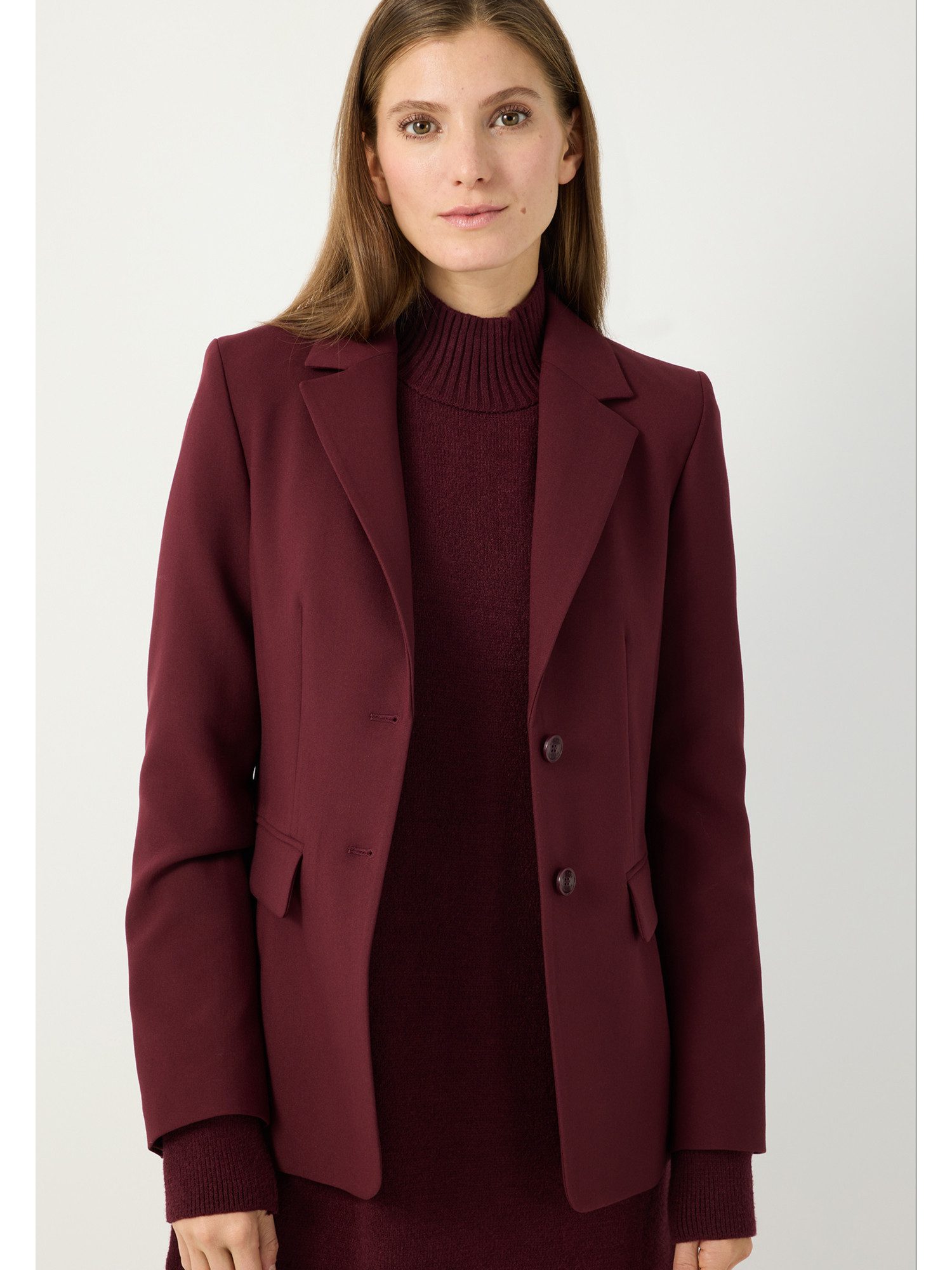 MORE&MORE Jackenblazer leicht taillierter Business-Blazer