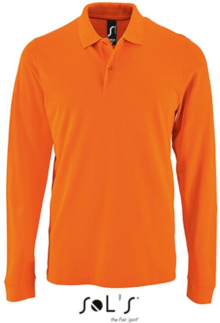 SOLS Langarm-Poloshirt Herren Long-Sleeve Piqué Polo günstig online kaufen