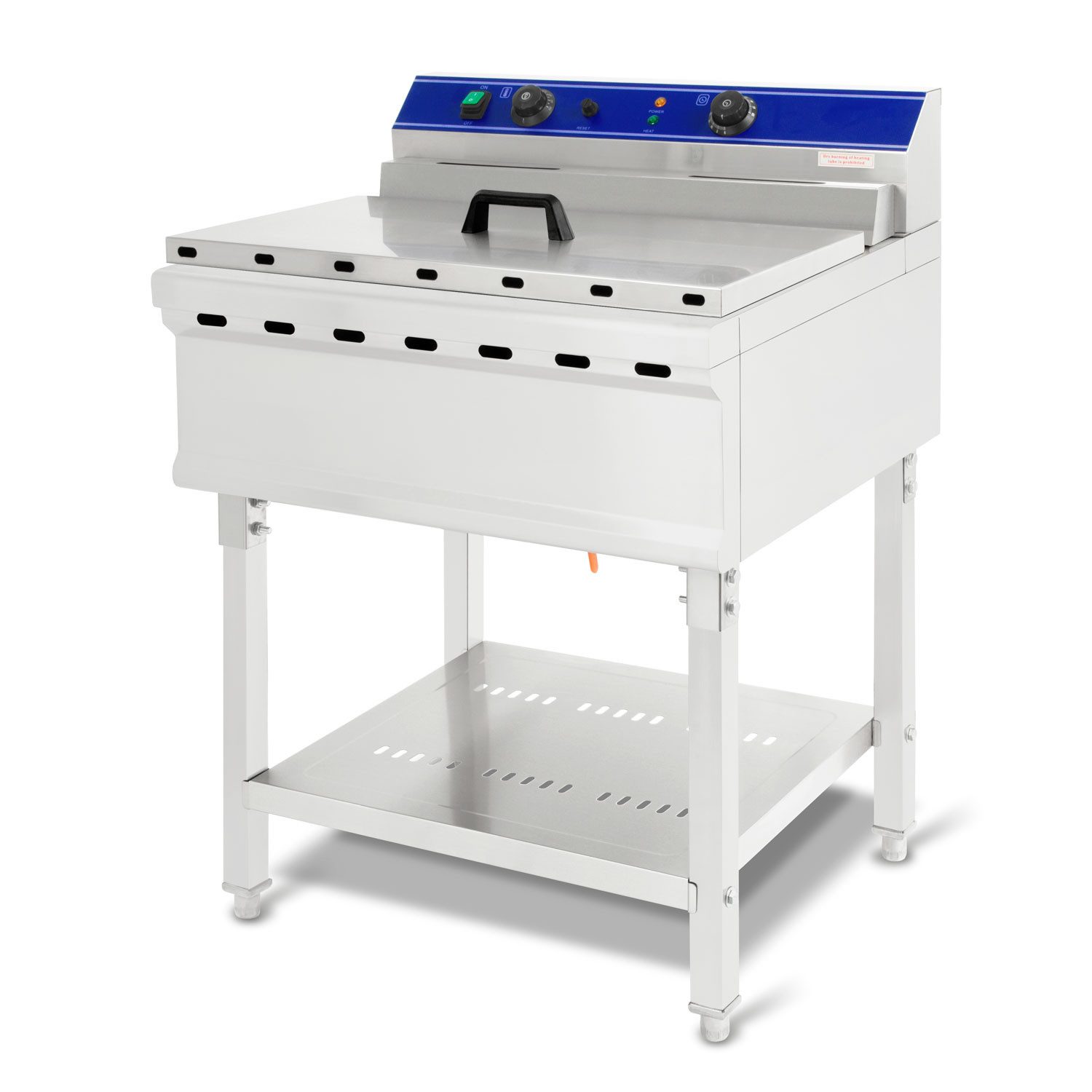 vertes Fritteuse FD5-FRT52-1, 7500 W, 50-200°C, 380V, Kaltzonenprinzip, Profi-Fritteuse mit Untergestell
