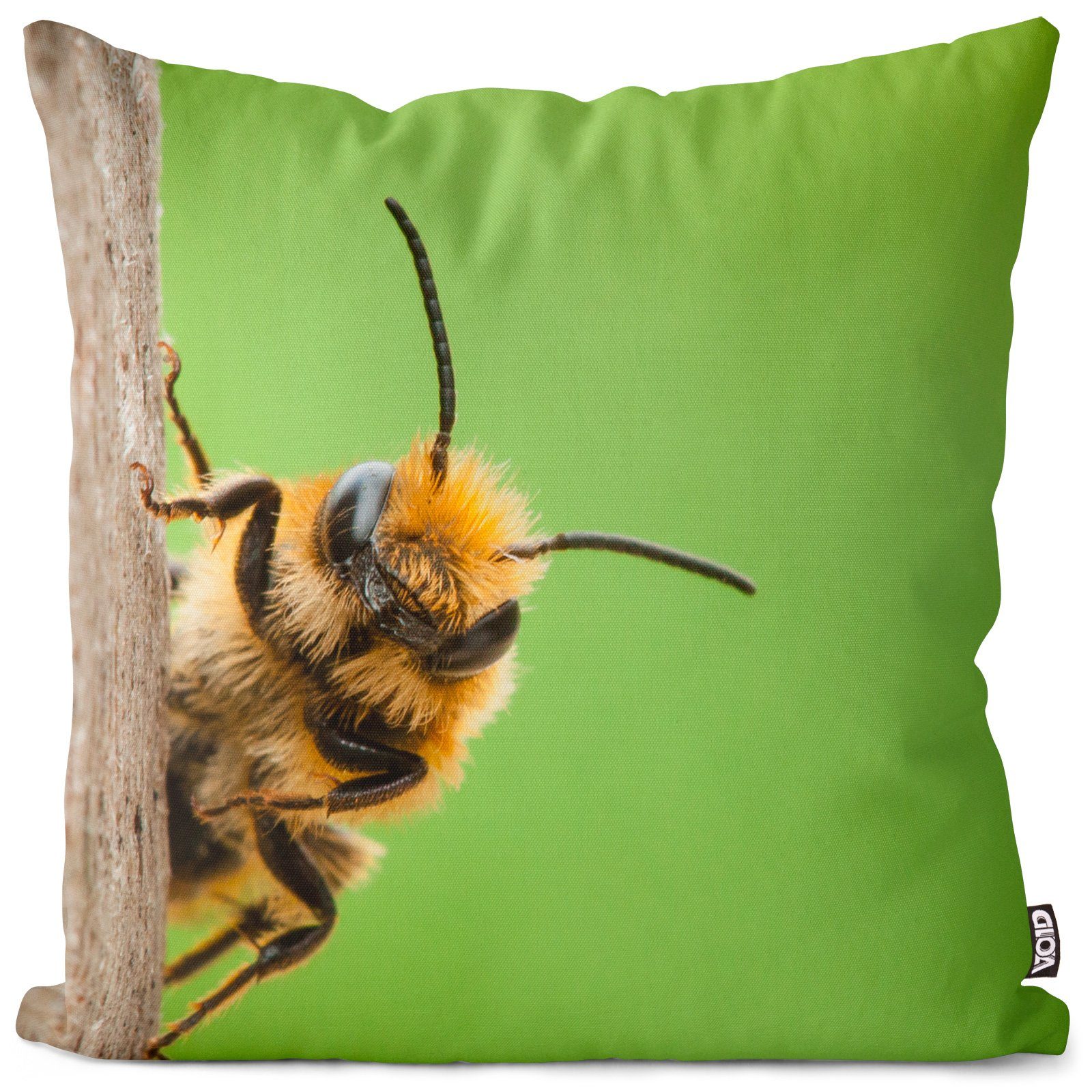 Kissenbezug, VOID (1 Stück), Sofa-Kissen Biene Insekten Sommer Garten Hummel Honik Frühling Tiere Natur Pflanzen