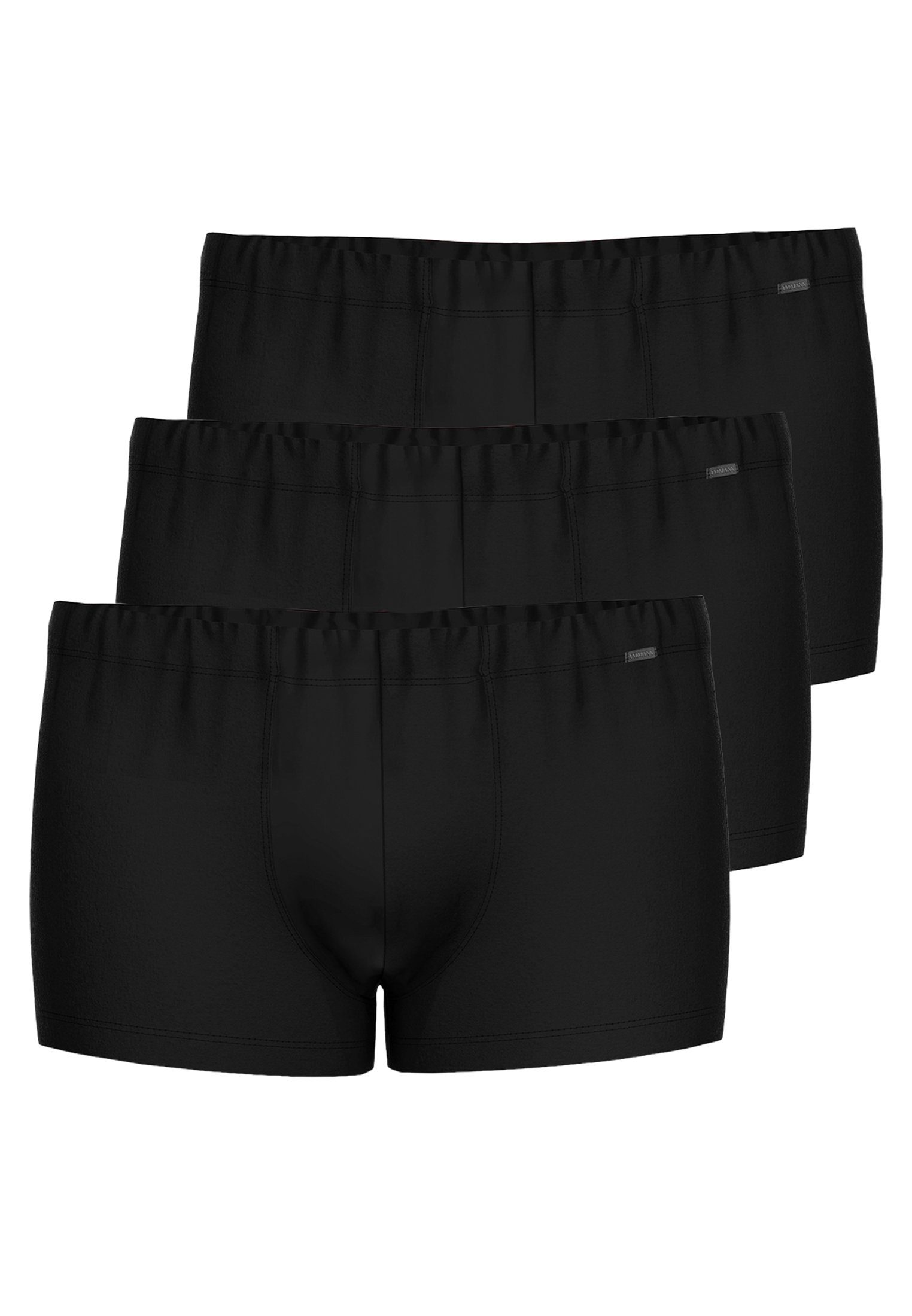 Ammann Retro Boxer 3er Pack Micro Modal (Spar-Set, 3-St) Retro Short / Pant - Ohne Eingriff -