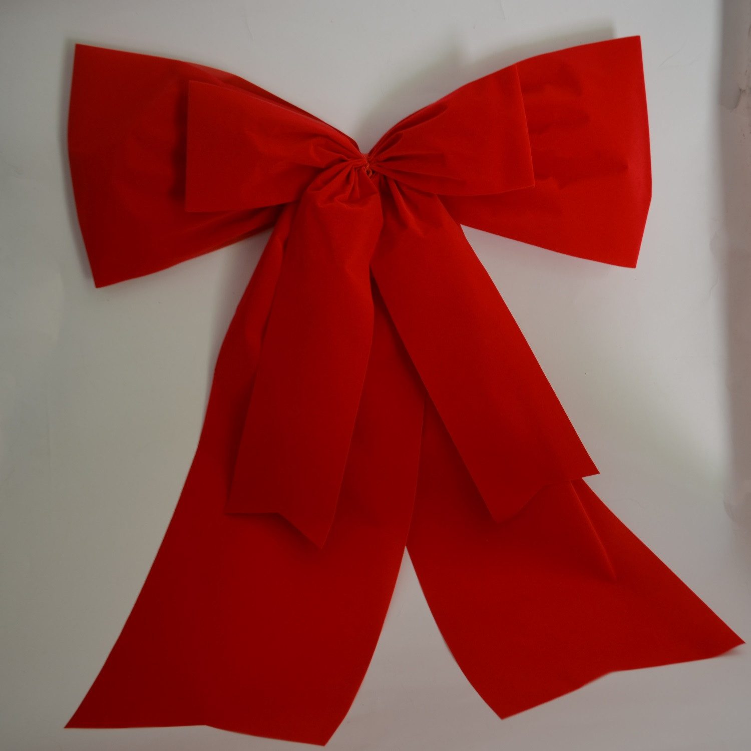 Schleifenparadies Geschenkpapier wetterfeste große und elegante rote Schleife, Geschenkschleife, robuste, elegante Schleife für Geschenke, für Innen und Außenbereich