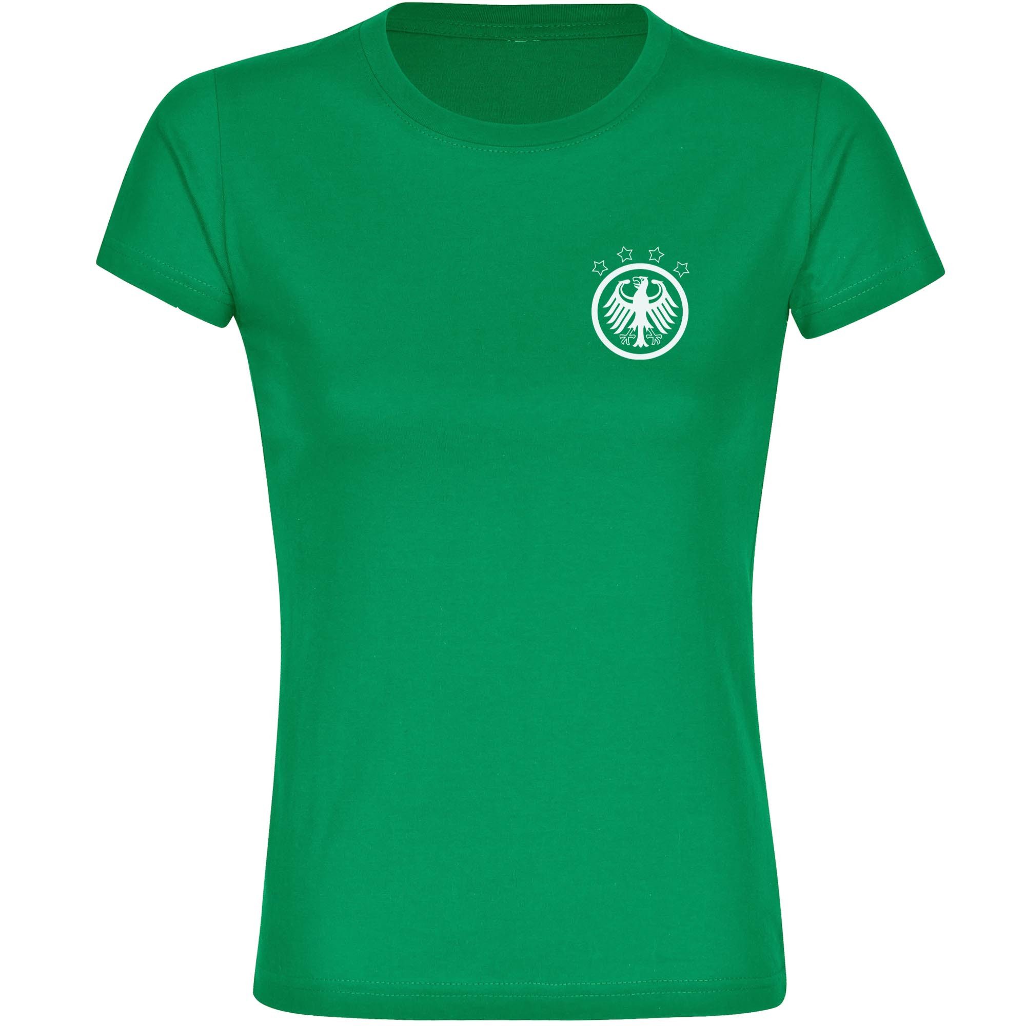 multifanshop T-Shirt Damen Deutschland - Adler Retro - Frauen günstig online kaufen