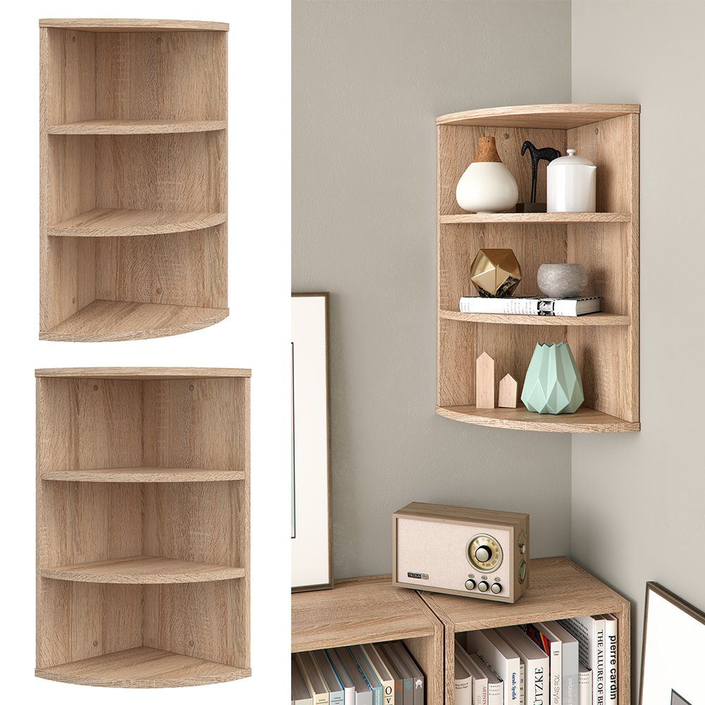 Vicco Eckregal Ecki, Sonoma, 30 x günstig online kaufen