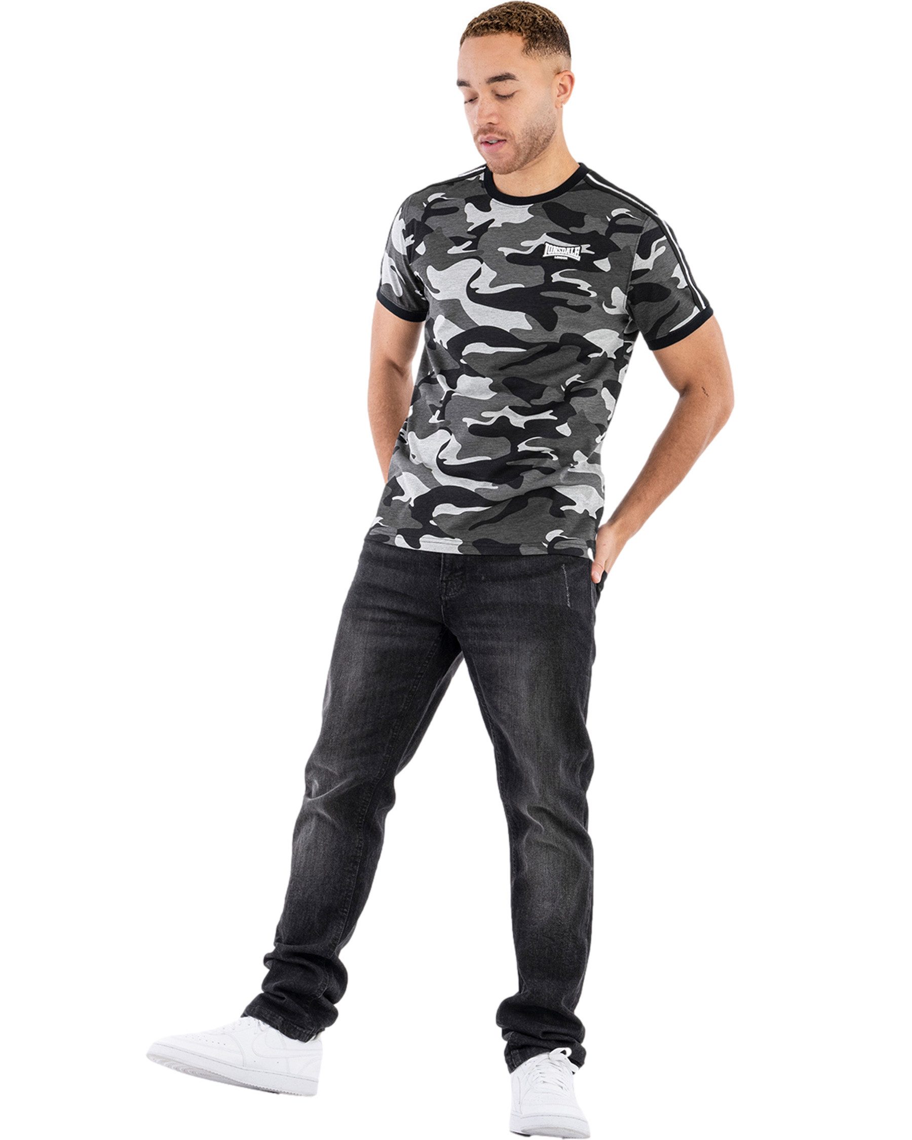 Lonsdale T-Shirt Lonsdale London T-Shirt Gunnista 3D Logo-Applikation
