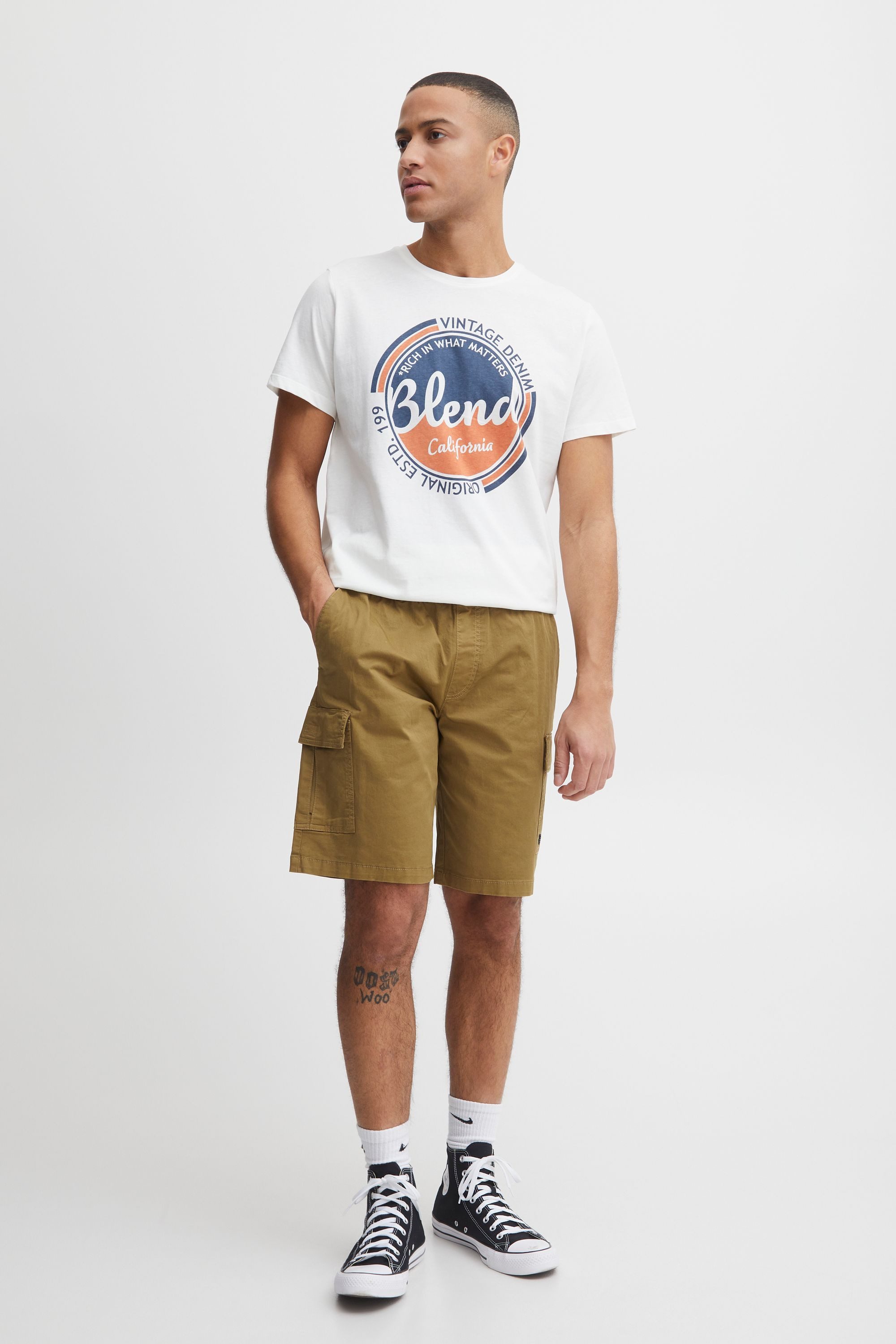 Blend Cargoshorts BHShorts Stilvolle Cargo Shorts mit Taschen
