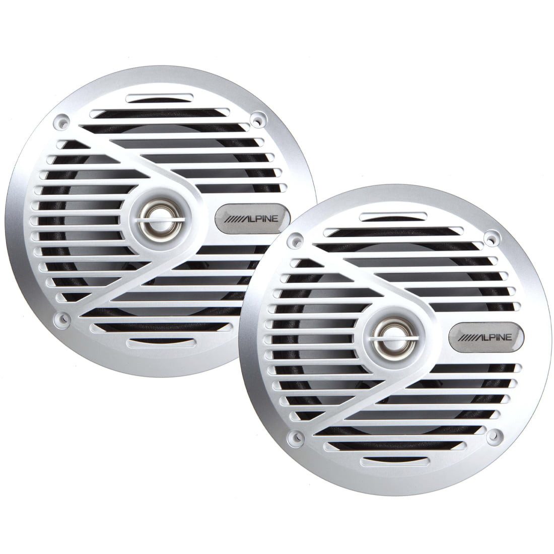 ALPINE SPS-M601 16,5 cm 2-Wege Koax-Lautsprecher Silber Auto-Lautsprecher (30 W)