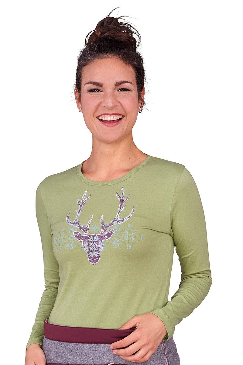 Piz Palü Trachtenshirt Longsleeve Damen - günstig online kaufen
