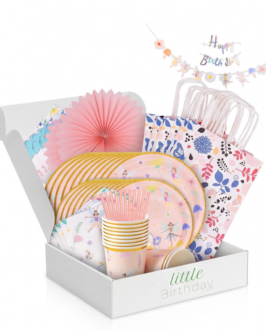 little Birthday Papierdekoration Party Set für Geburtstag oder Party