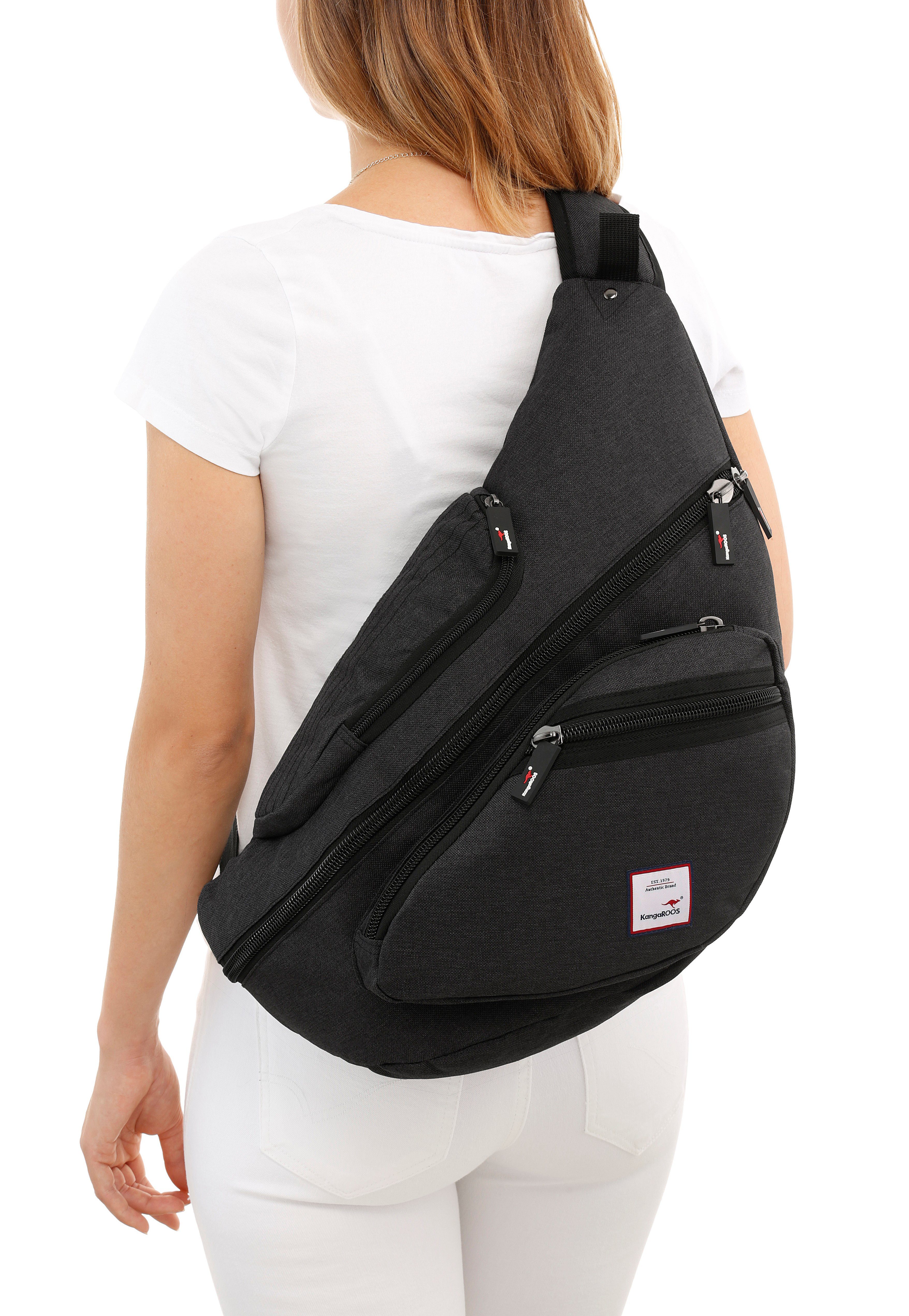 KangaROOS Umhängetasche, mit Kopfhörerausgang am Schultergurt