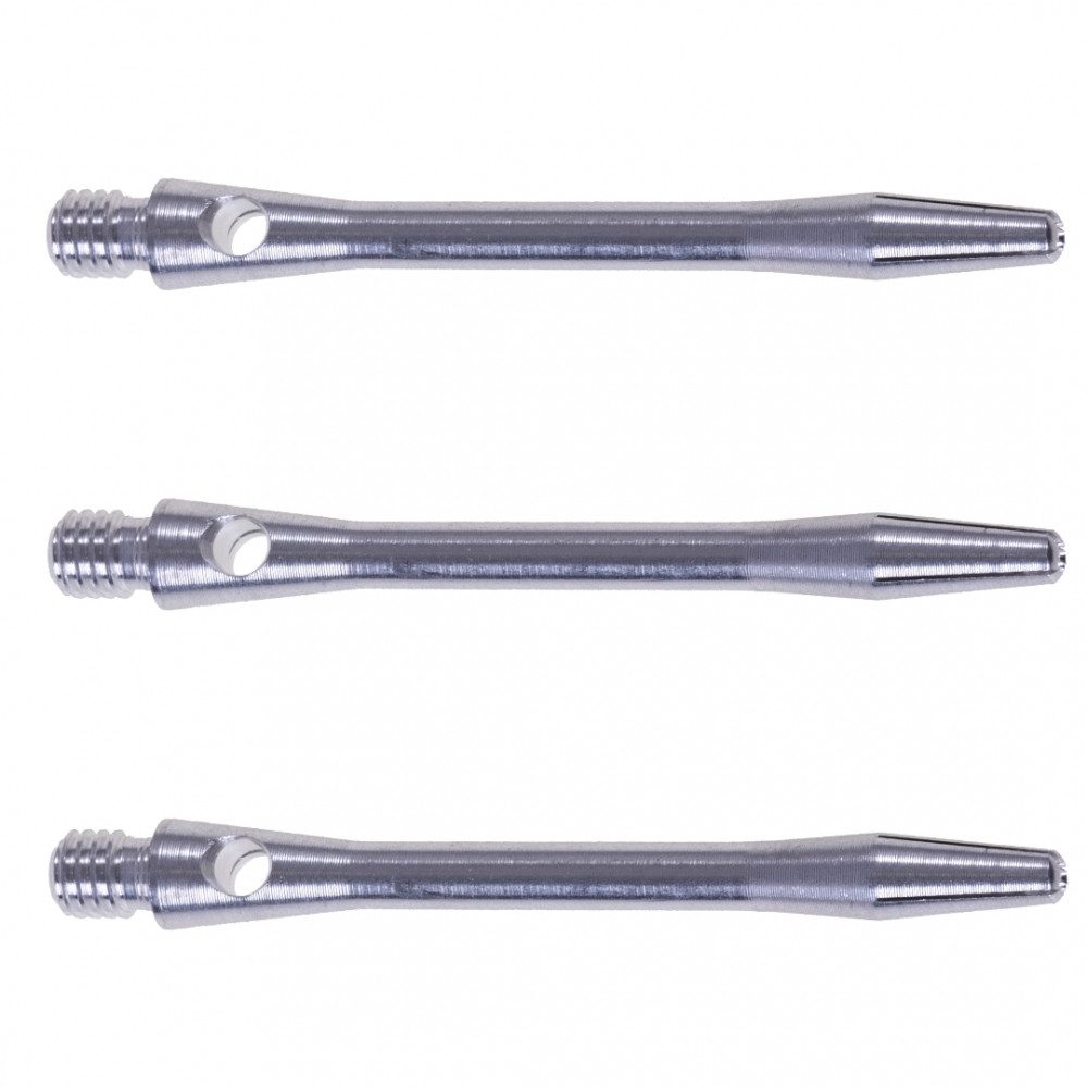Dartscheibe Karella Shaft Alu medium silber für Dartsportler.