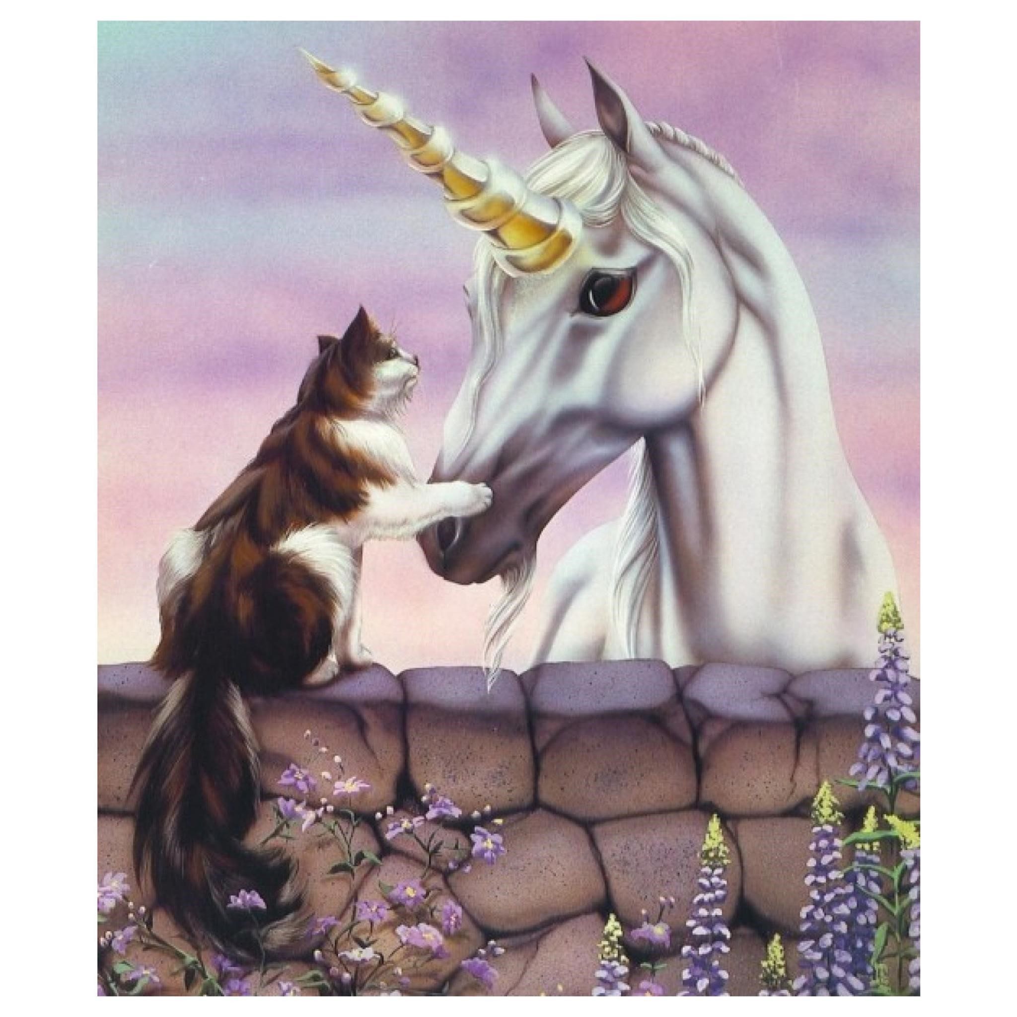 LaCute Malen nach Zahlen Einhorn Malset – Kreatives Malen nach Zahlen mit Rahmen 30x40 cm (Komplettes Malset: Kreatives Malen nach Zahlen mit Rahmen und Farben, Malen nach Zahlen Set: Leinwand 30x40 cm, Acrylfarben, Pinsel, Rahmen), Einhorn Malset: Hochwertige Leinwand 30x40 cm mit Acrylfarben & Rahmen