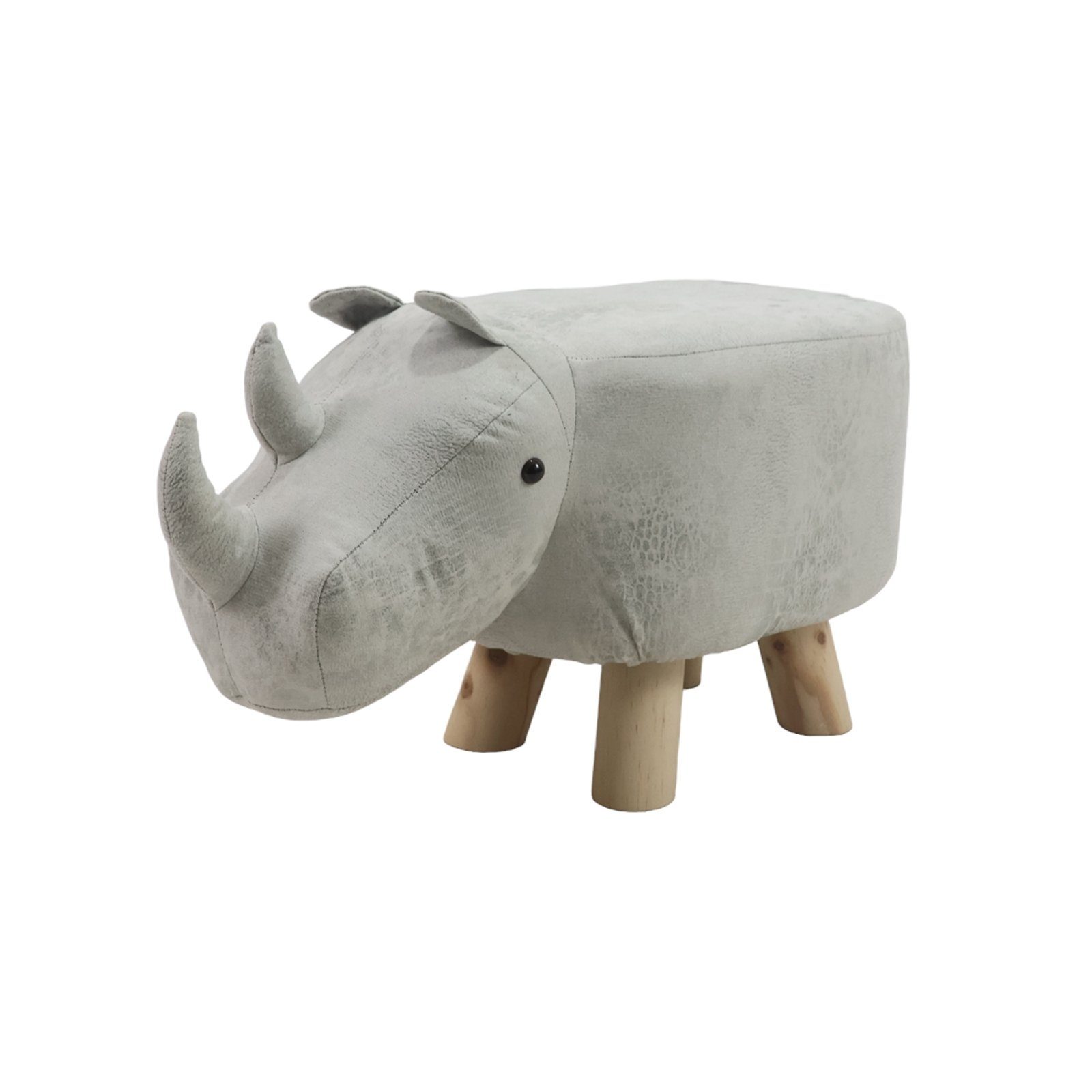 HTI-Living Kinderhocker Kinderhocker Enrik Nashorn (Stück, 1 St., 1 Hocker), Tierhocker Sitzhocker