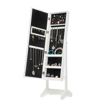InnovaGoods Schmuckschrank Stand-Schmuckspiegel mit LED, neigbar, 37,5 x 136,5 x 36,5 cm