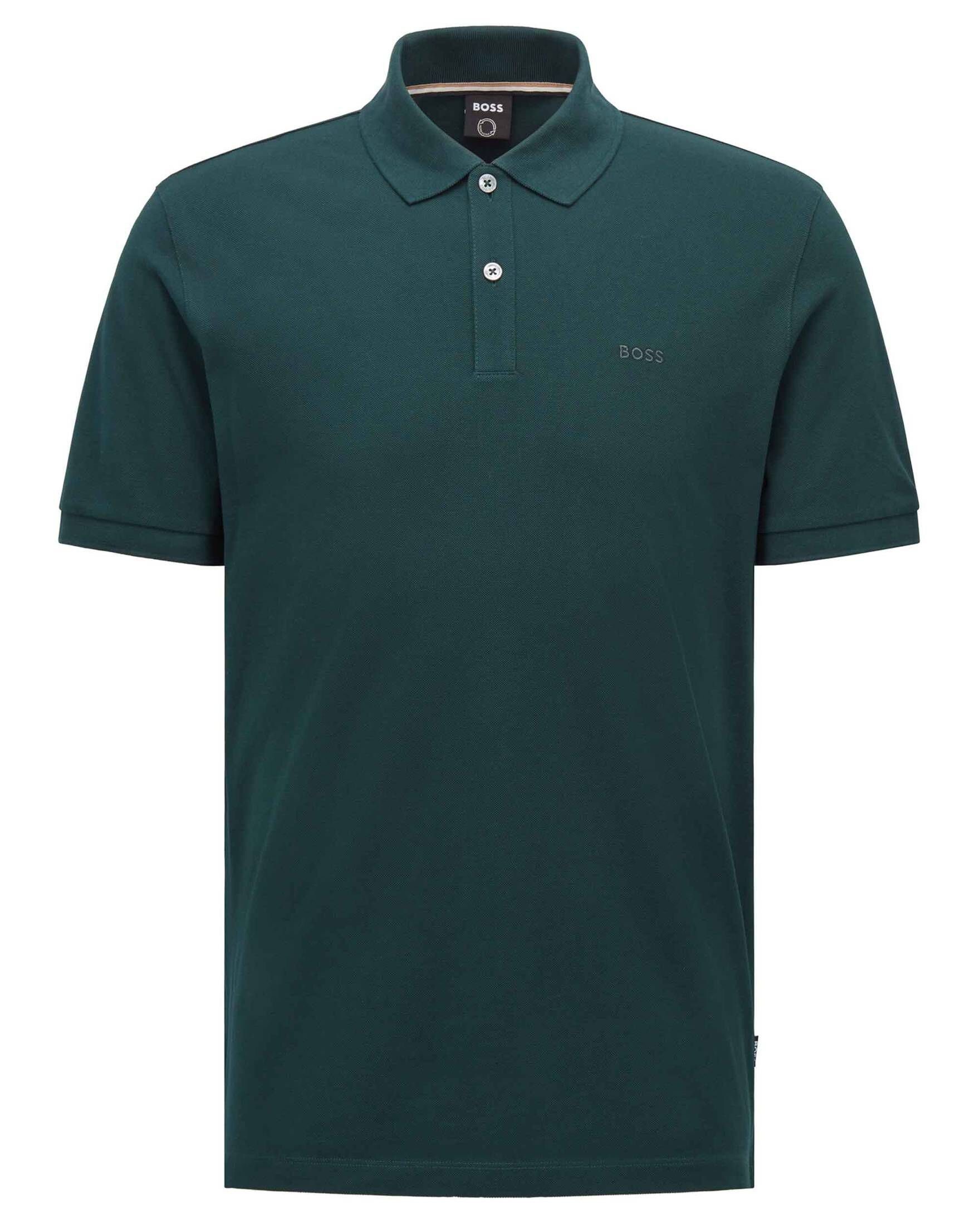 BOSS Poloshirt Herren Poloshirt PALLAS Kurzarm (1-tlg) grün (43) | Poloshirts