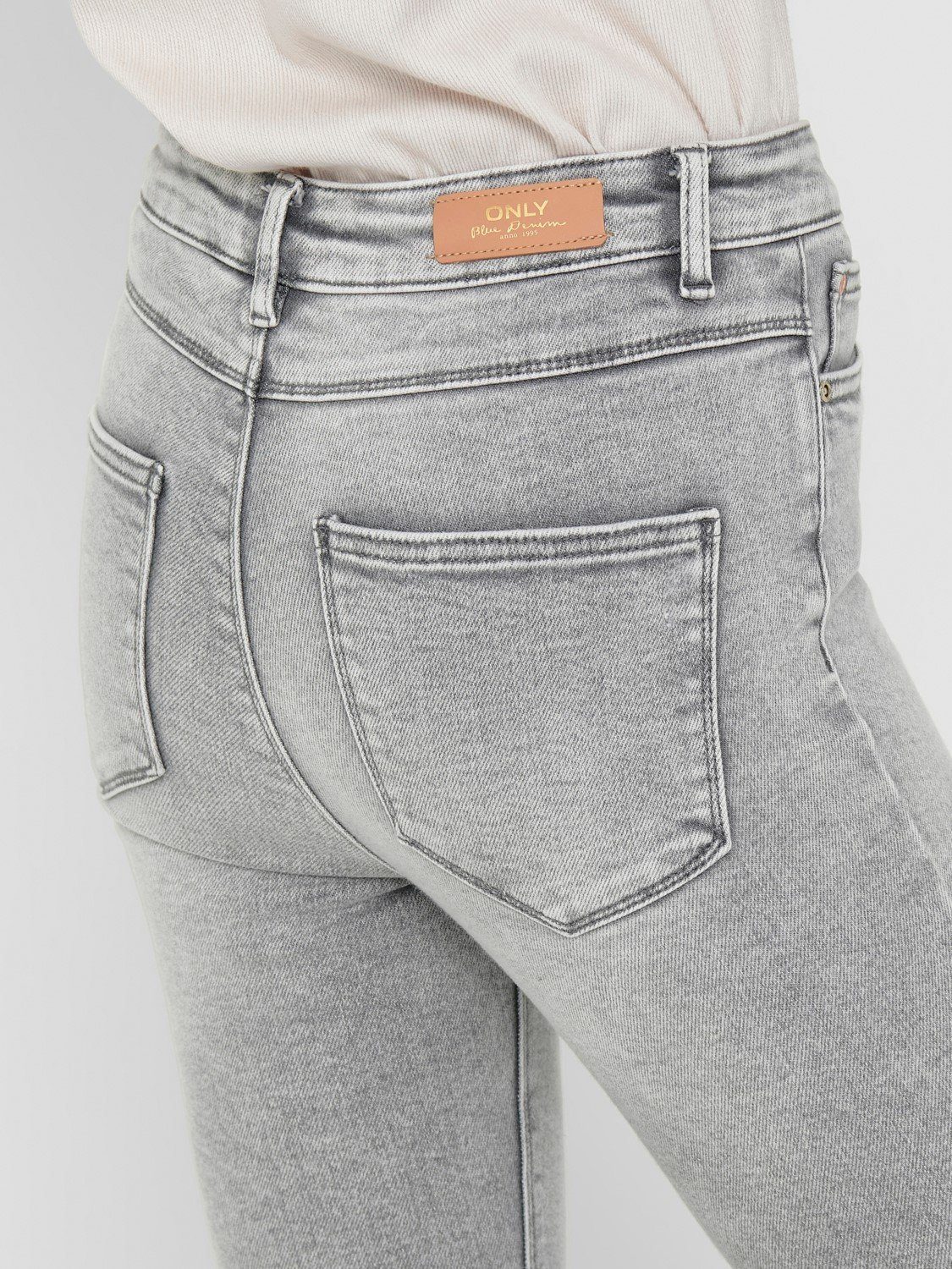 ONLY Skinny-fit-Jeans Skinny Fit Ankle Jeans ONLMILA Denim High Waist (1-tlg) ONLMILA LIFE HW SK ANK BJ755 NOOS