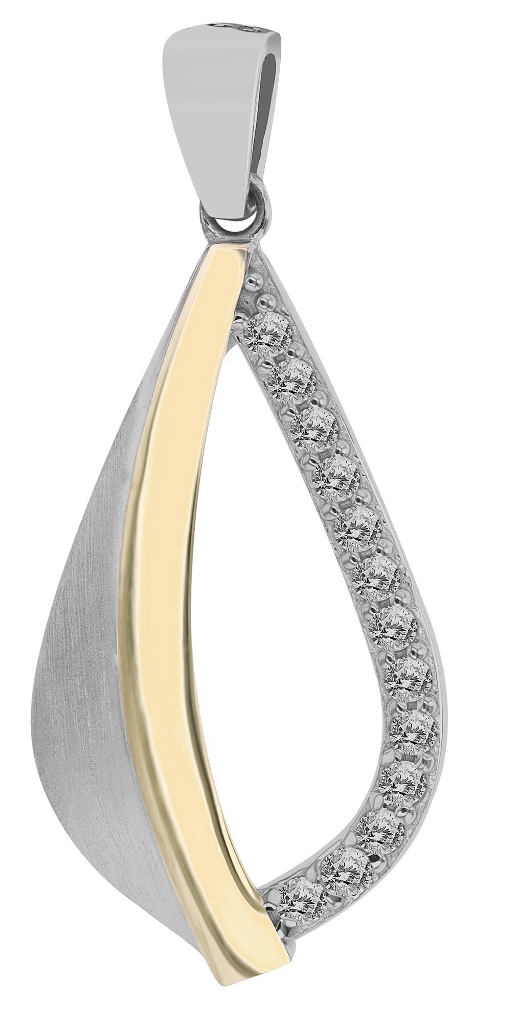 Kettenanhänger Anhänger aus 925 Silber mit Zirkonia