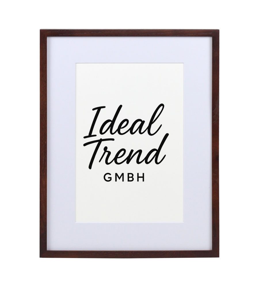 IDEAL TREND Bilderrahmen Bilderrahmen Massivholz Eiche günstig online kaufen