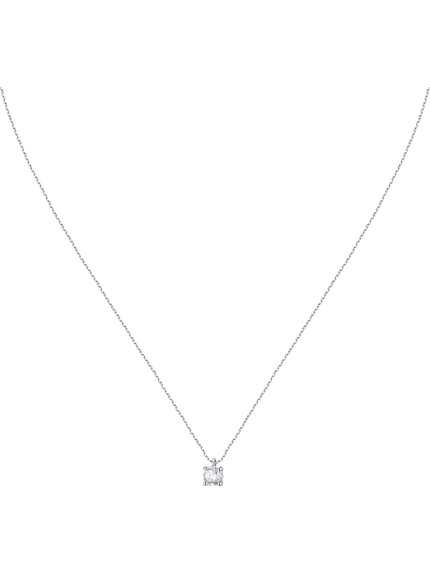 Collier CHRIST Damen-Kette 750er Weißgold 1 Diamant