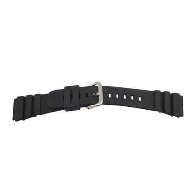 Selva Technik Uhrenarmband Kautschukband 22 mm schwarz