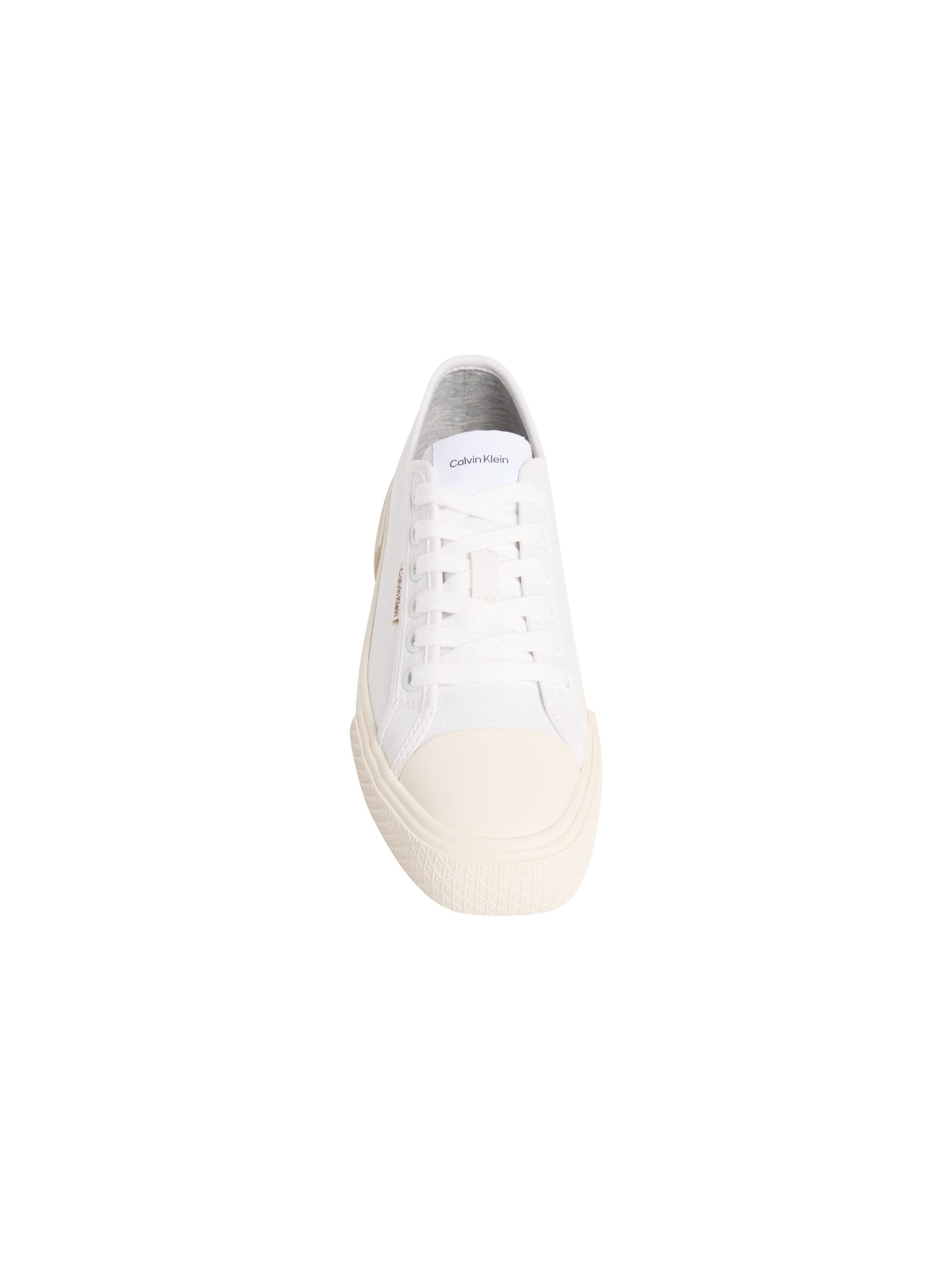 Calvin Klein VULC LACE UP CANVAS Plateausneaker Schnürschuh, Canvas-Sneaker, Halbschuh mit Gummikappe – Bild 5 von 5