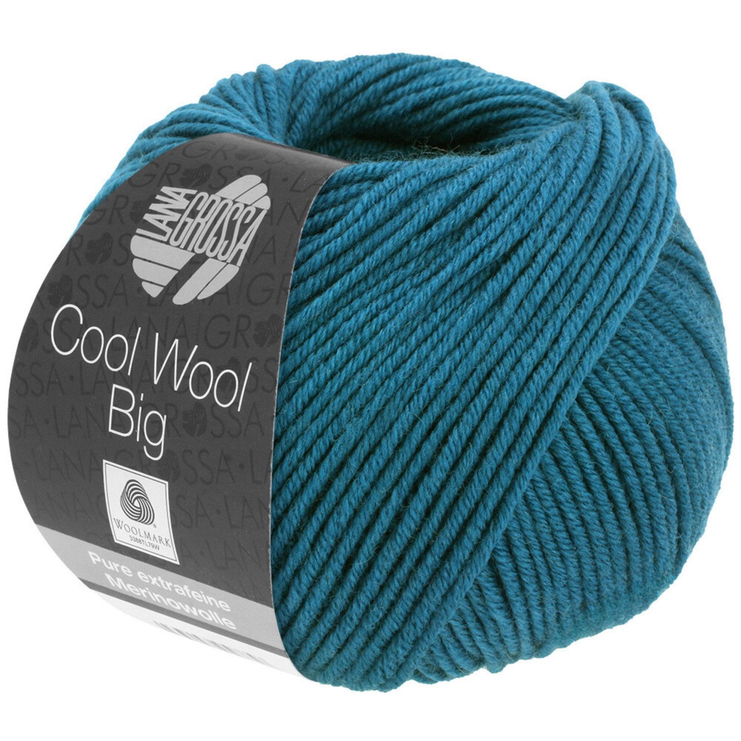 LANA GROSSA COOL WOOL BIG Häkelwolle, 120 m (Klassiker aus purer, extrafeiner Merinowolle), 50 g