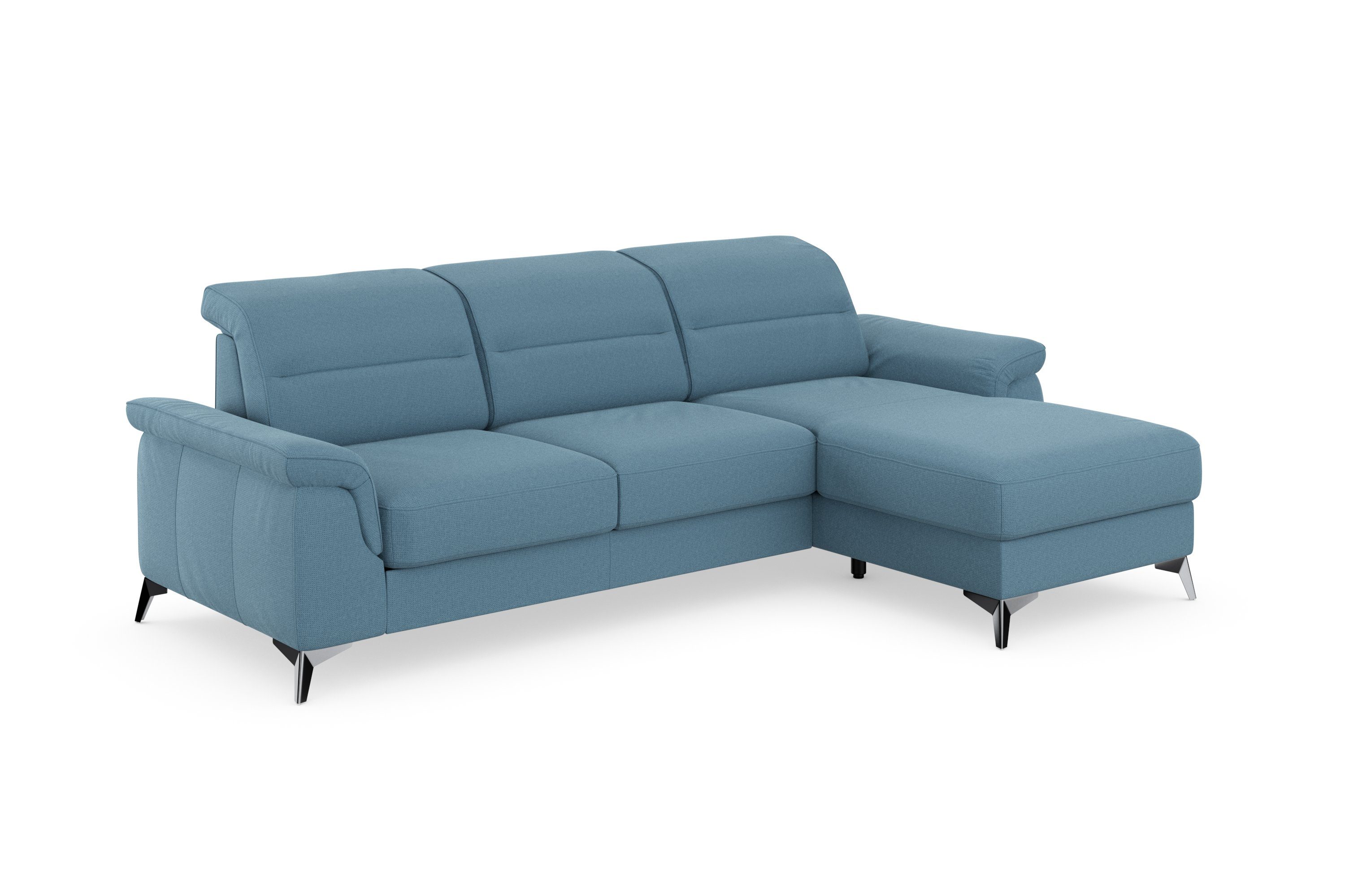 sit&more Ecksofa Sinatra, mit optinal Recamiere, Kopfteilverstellung mit und Armteilfunktion