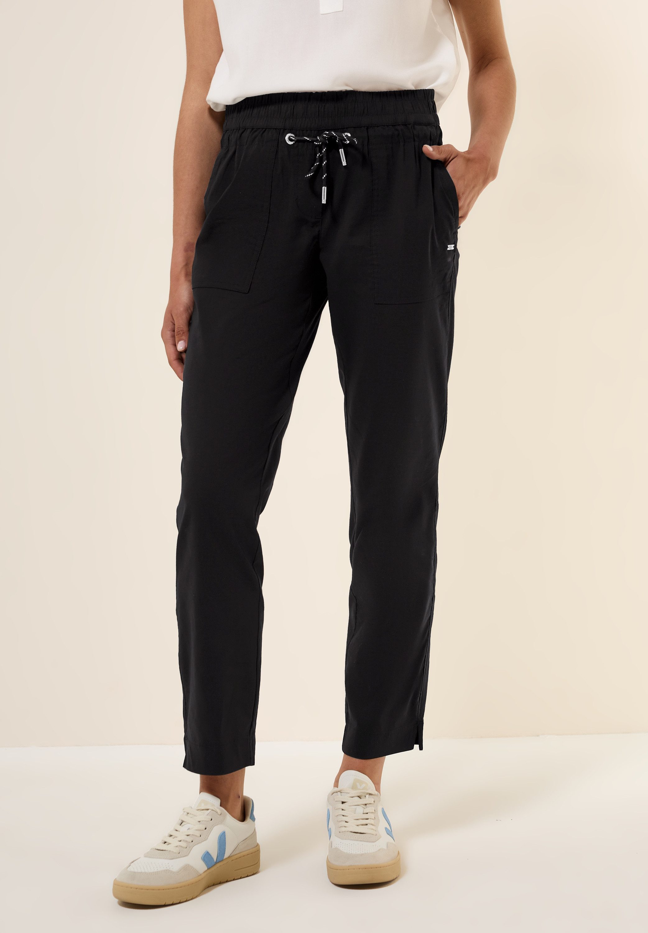 Cecil Stoffhose, Middle Waist günstig online kaufen
