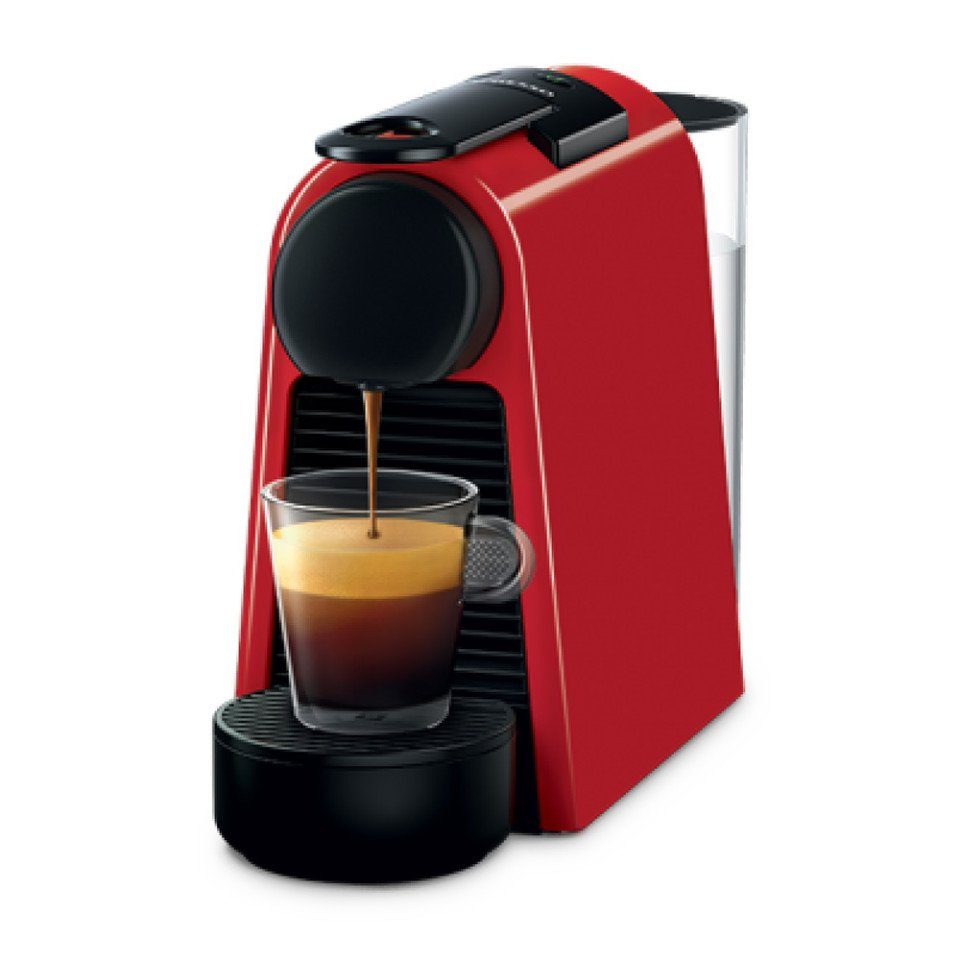 Nespresso Kapselmaschine Kaffeemaschine Nespresso Essenza Mini Triangle Red | Kapselmaschinen