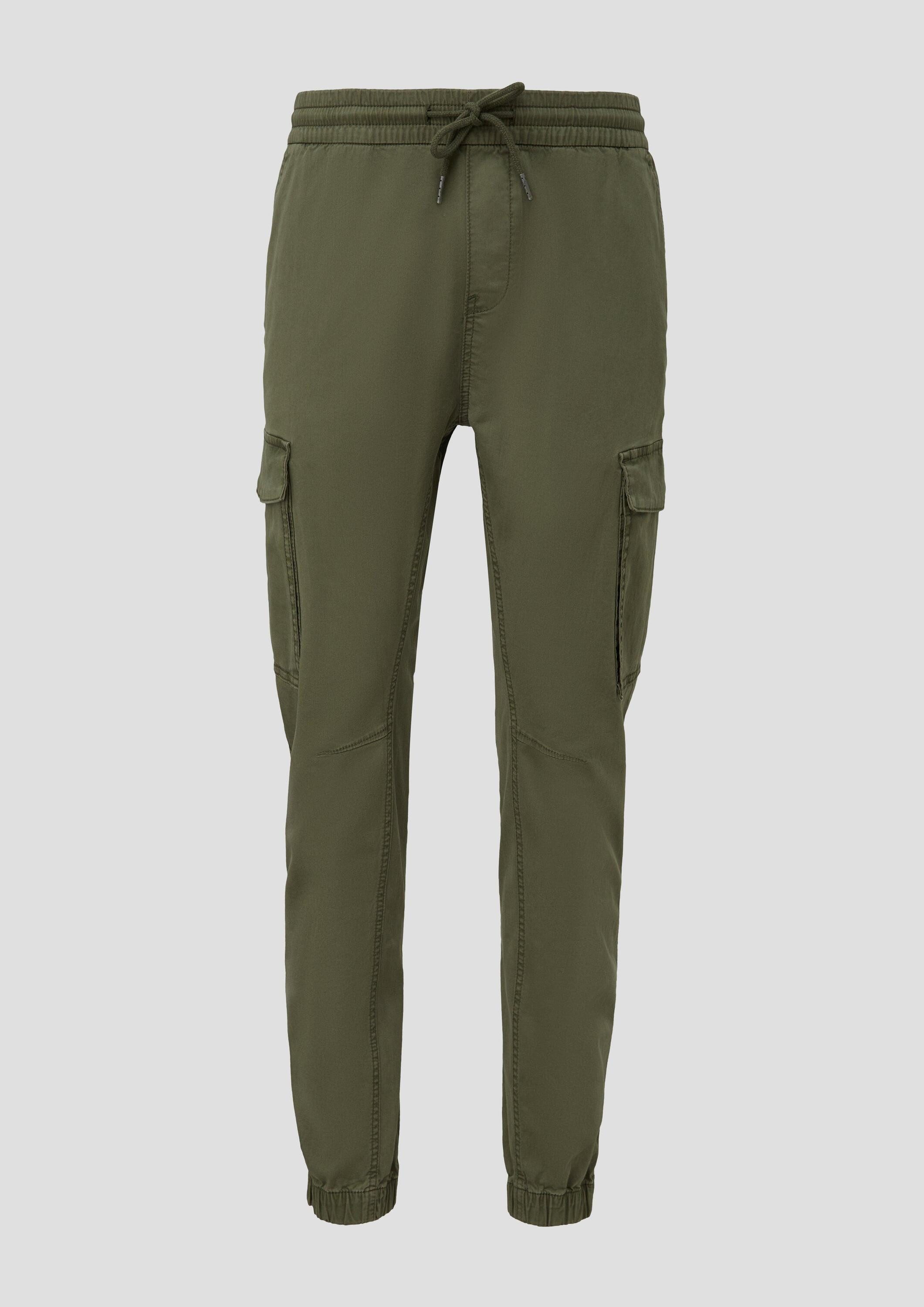 QS Chinos Hose Slim Fit: Cargohose