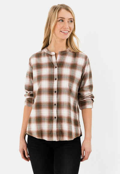 camel active Flanellbluse aus Baumwolle (1-tlg) kariert