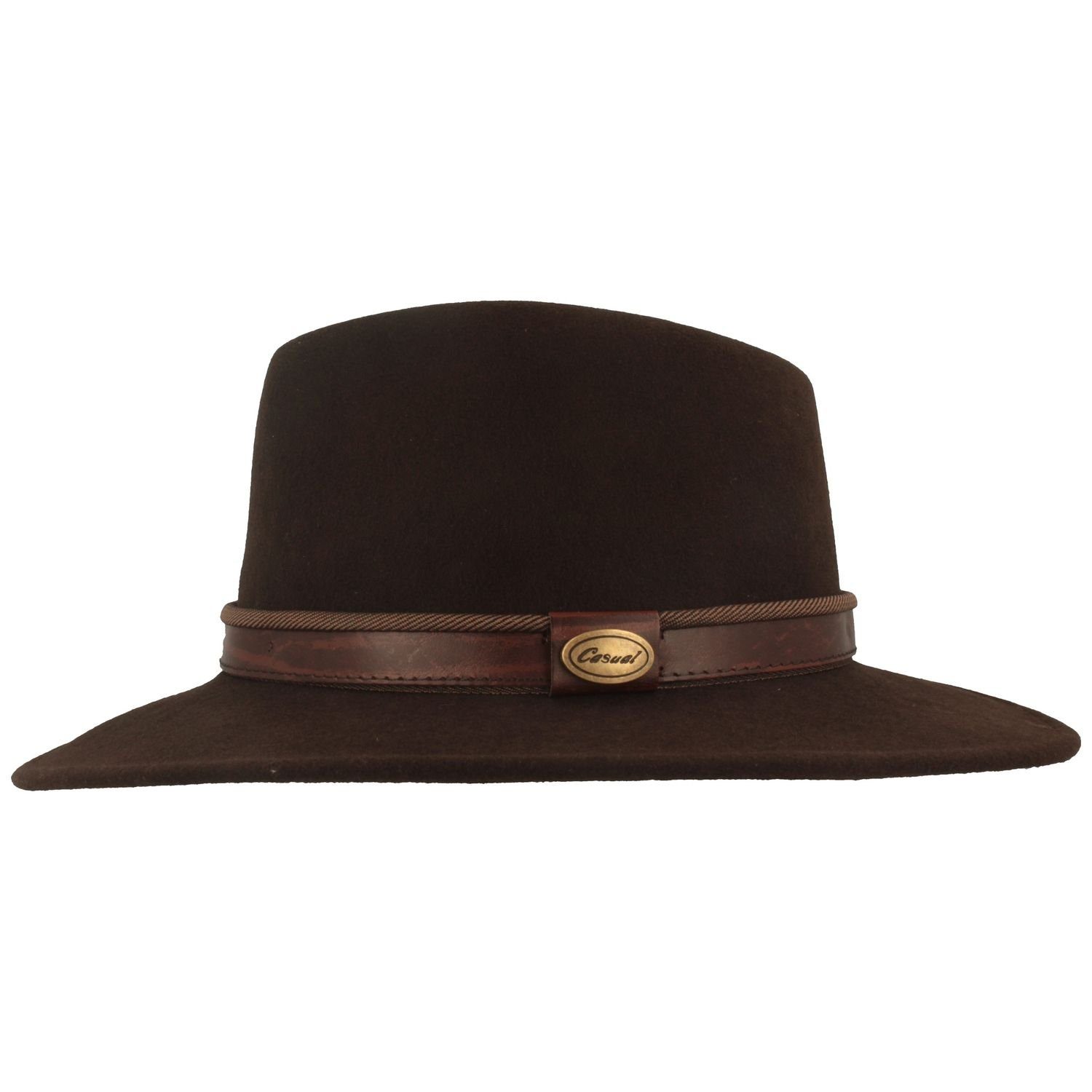Breiter Filzhut rollbar aus Wollfilz günstig online kaufen