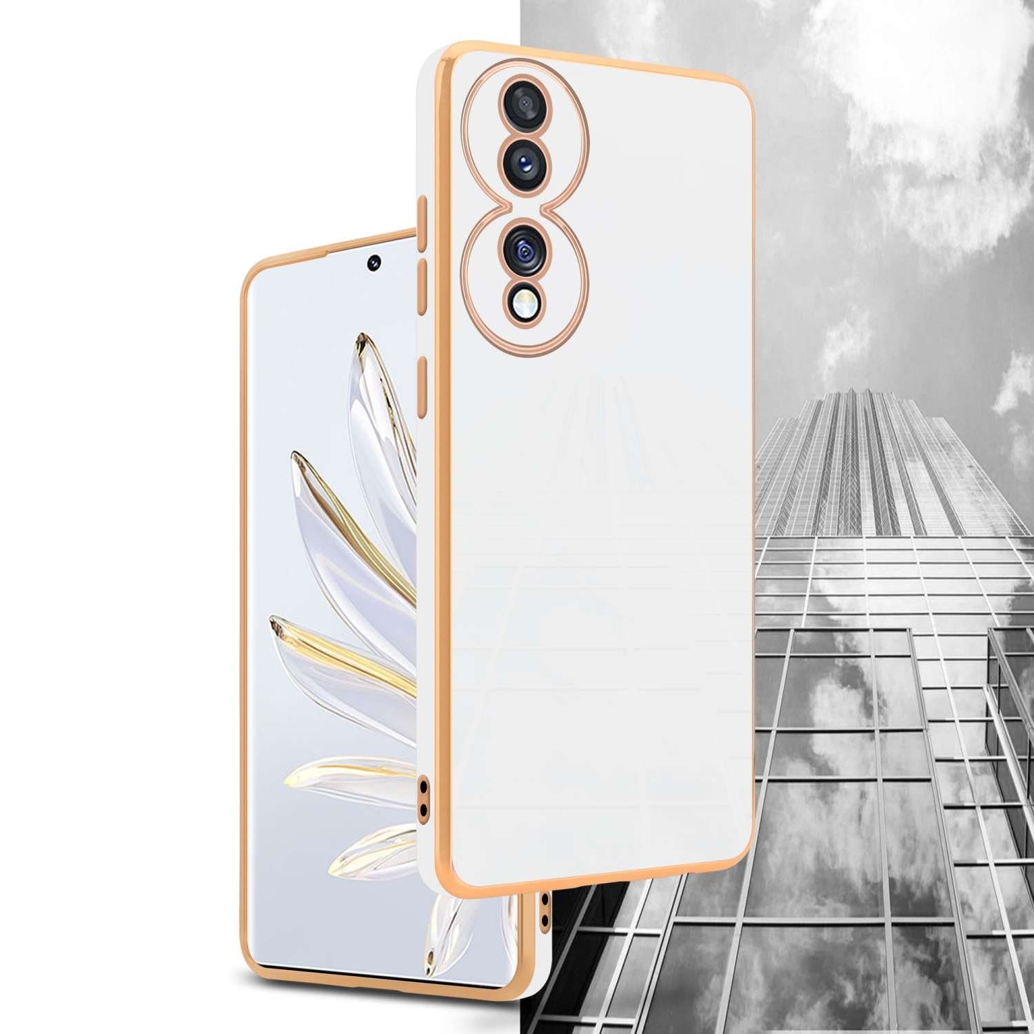 Cadorabo Handyhülle für Honor 70 Hülle Honor 70, Schutzhülle - TPU Silikon Hülle - mit Kameraschutz