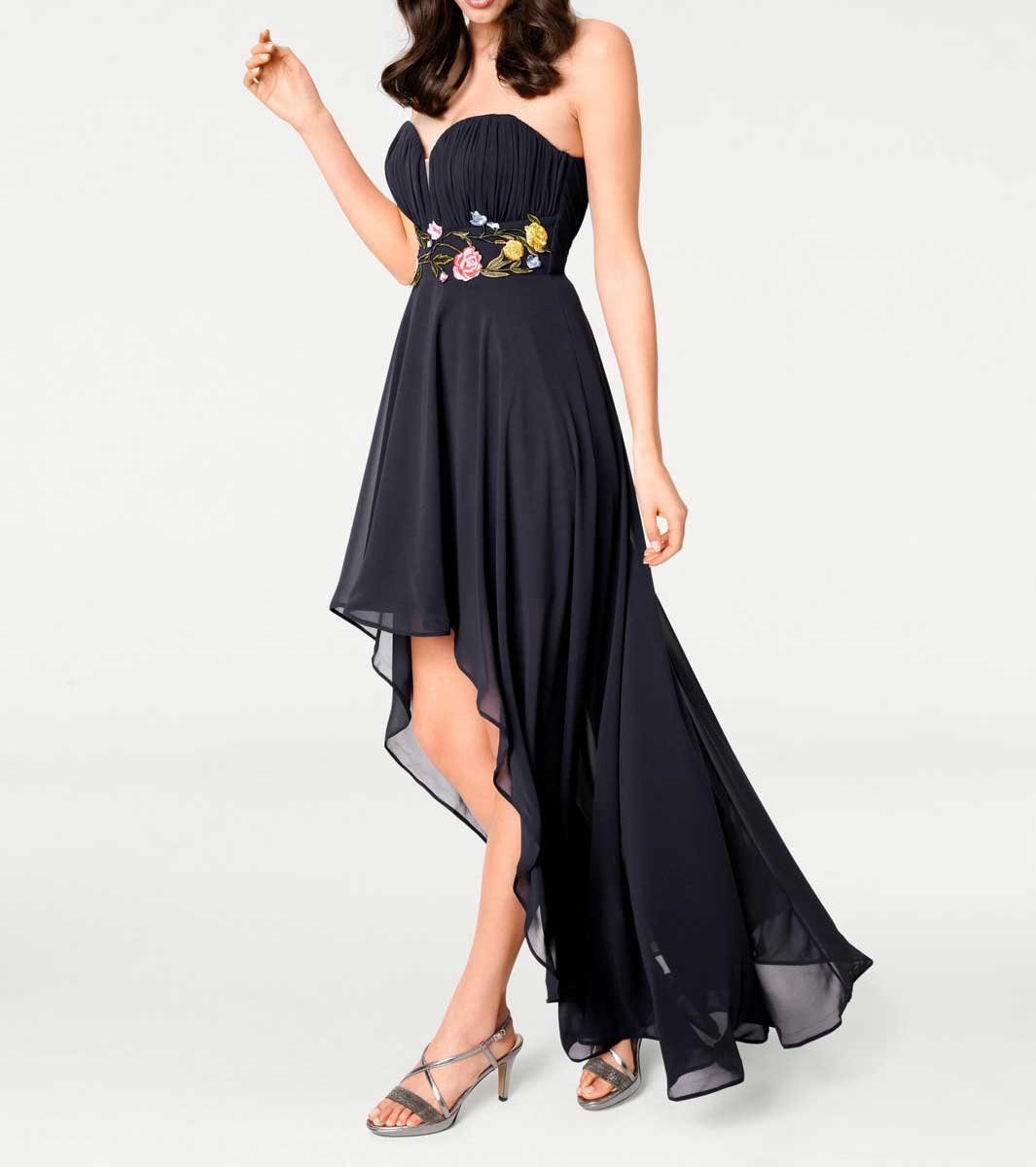 Ashley Brooke by heine Abendkleid »Ashley Brooke Damen Designer-Abendkleid  mit Stickerei, marine« online kaufen | OTTO