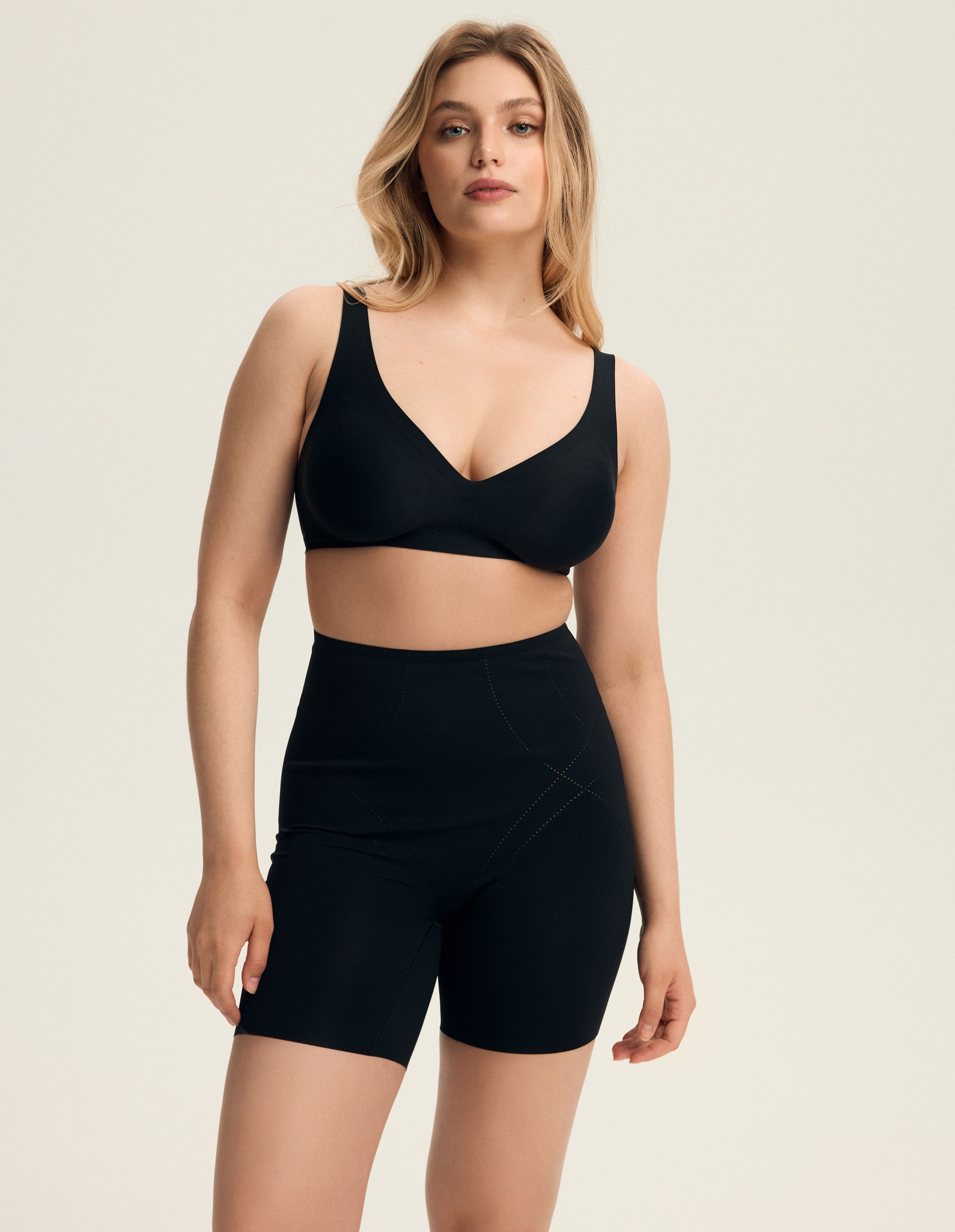 ESOTIQ Push-up-BH Push-up-BH Sleeky, ohne Bügel, glatte Cups