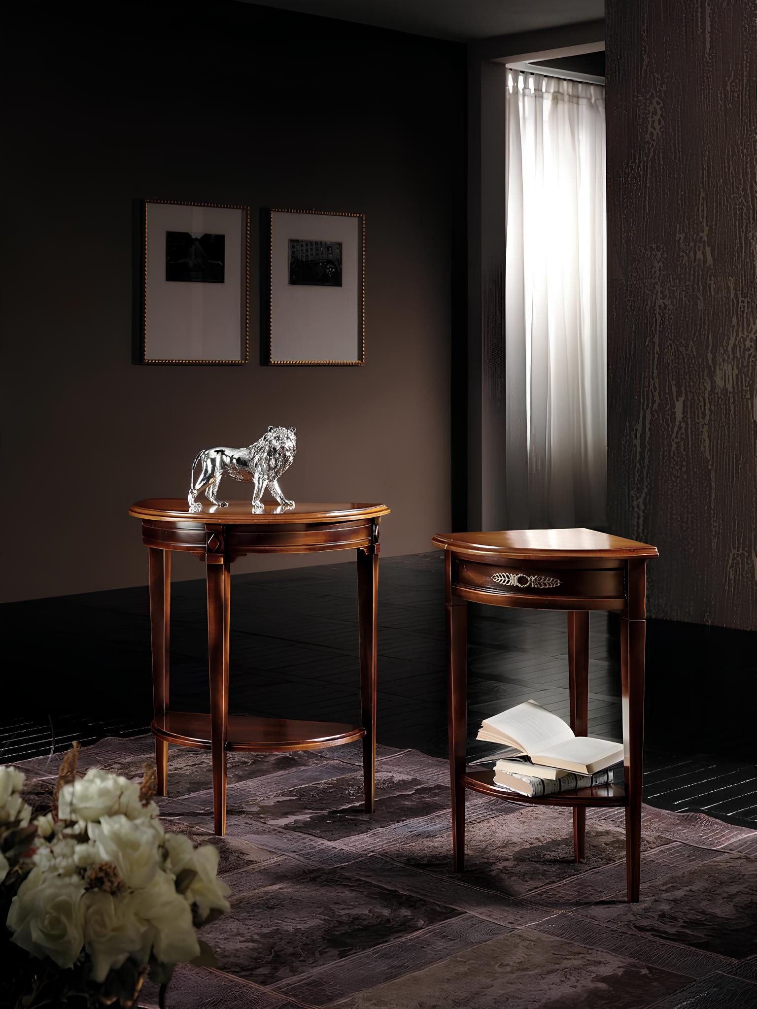 JVmoebel Beistelltisch Nachttisch Holz für das Schlafzimmer – Nachtkonsole Tisch (Beistelltisch), Made in Europa