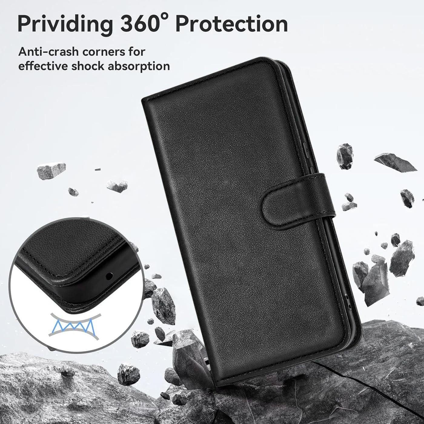 CoolGadget Handyhülle Book Case Handy Tasche für Google Pixel 10a 6,3 Zoll, Hülle Klapphülle Flip Cover für Pixel 10a Schutzhülle stoßfest – Bild 5 von 5