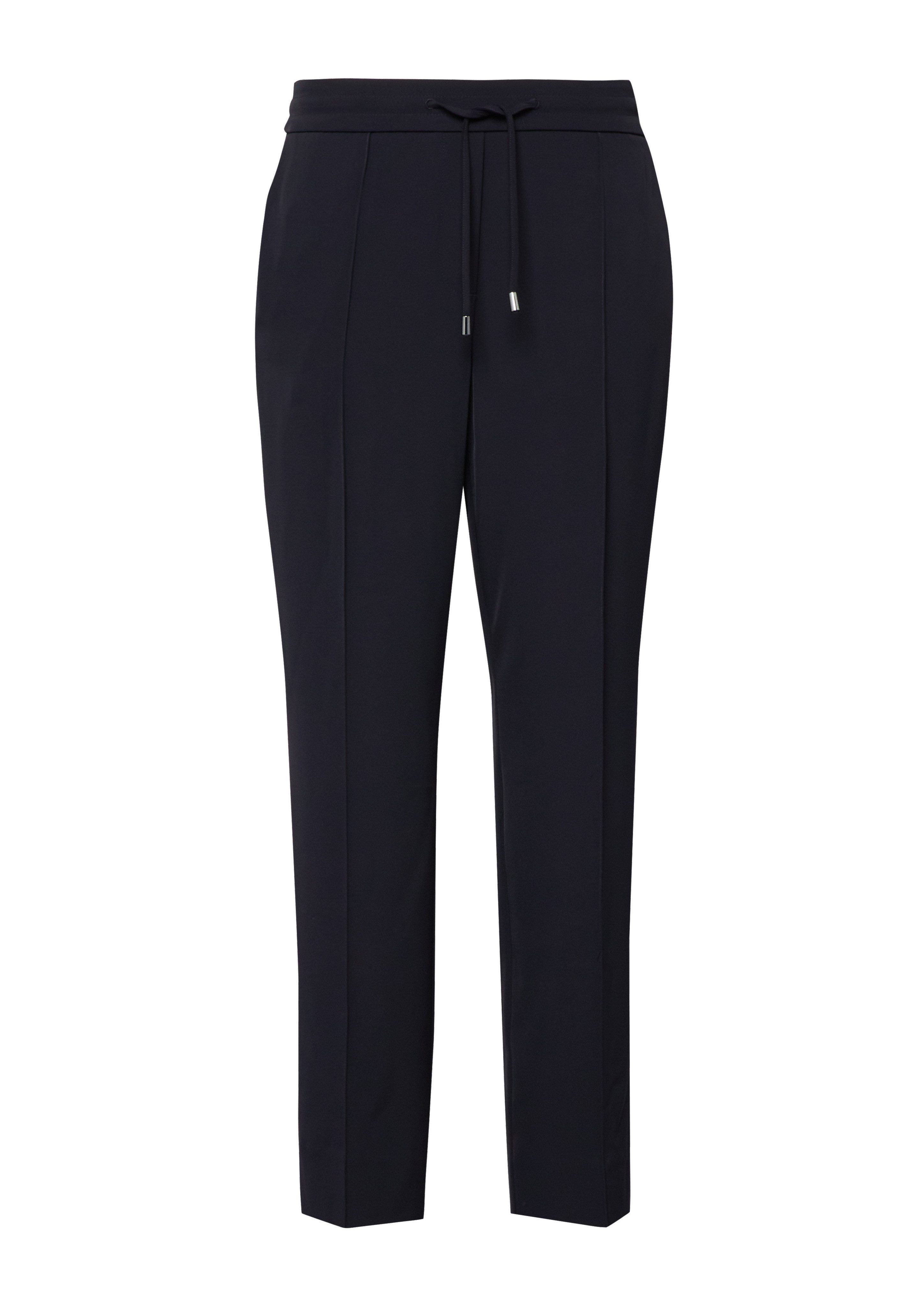 comma Stoffhose mit Gummizug und Kordelzug – Bild 4 von 4