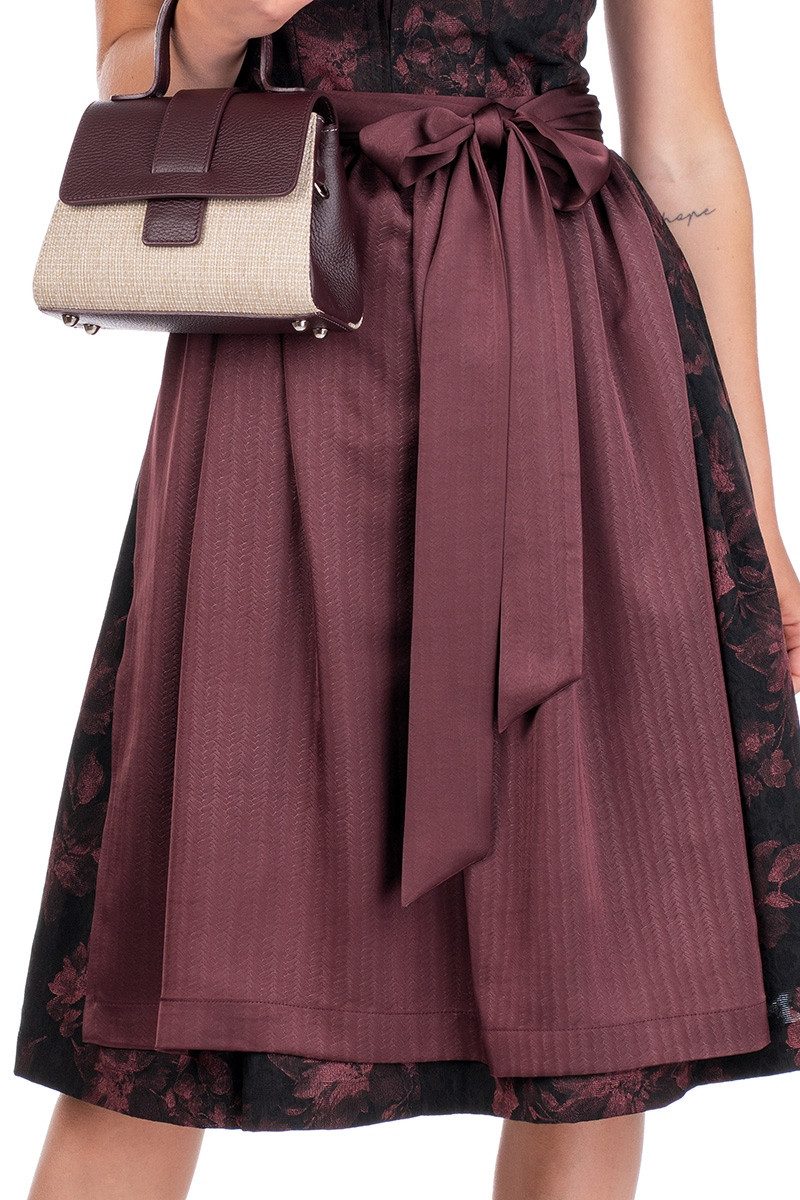 MarJo Dirndl Midi Dirndl 2tlg. - IGGENSBACH - schwarz/bordeaux – Bild 4 von 5