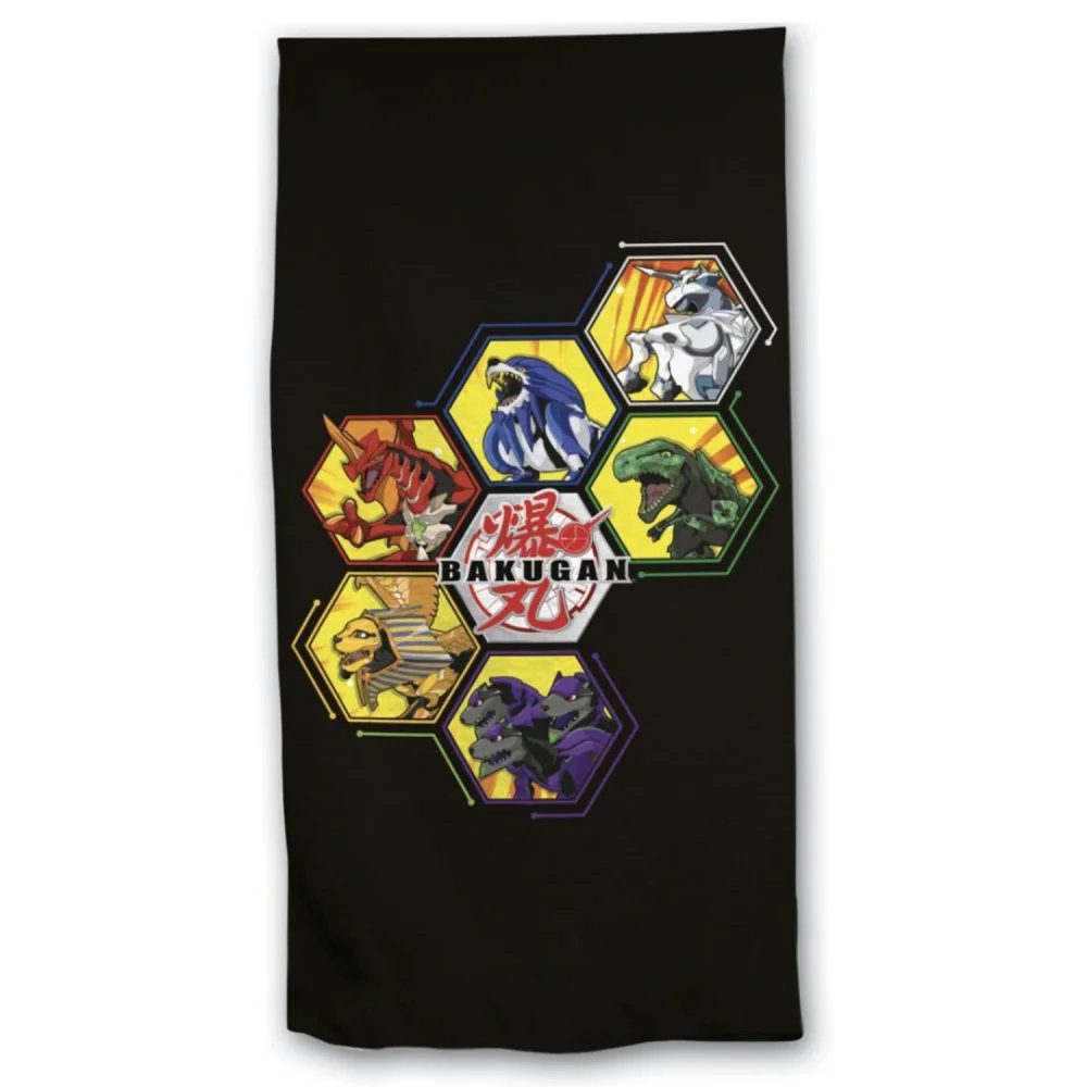 Aymax sprl Strandtuch Anime Bakugan - Handtuch Badehandtuch Badetuch XL Strandtuch, (1-St), 100% Baumwolle, 70x140 cm