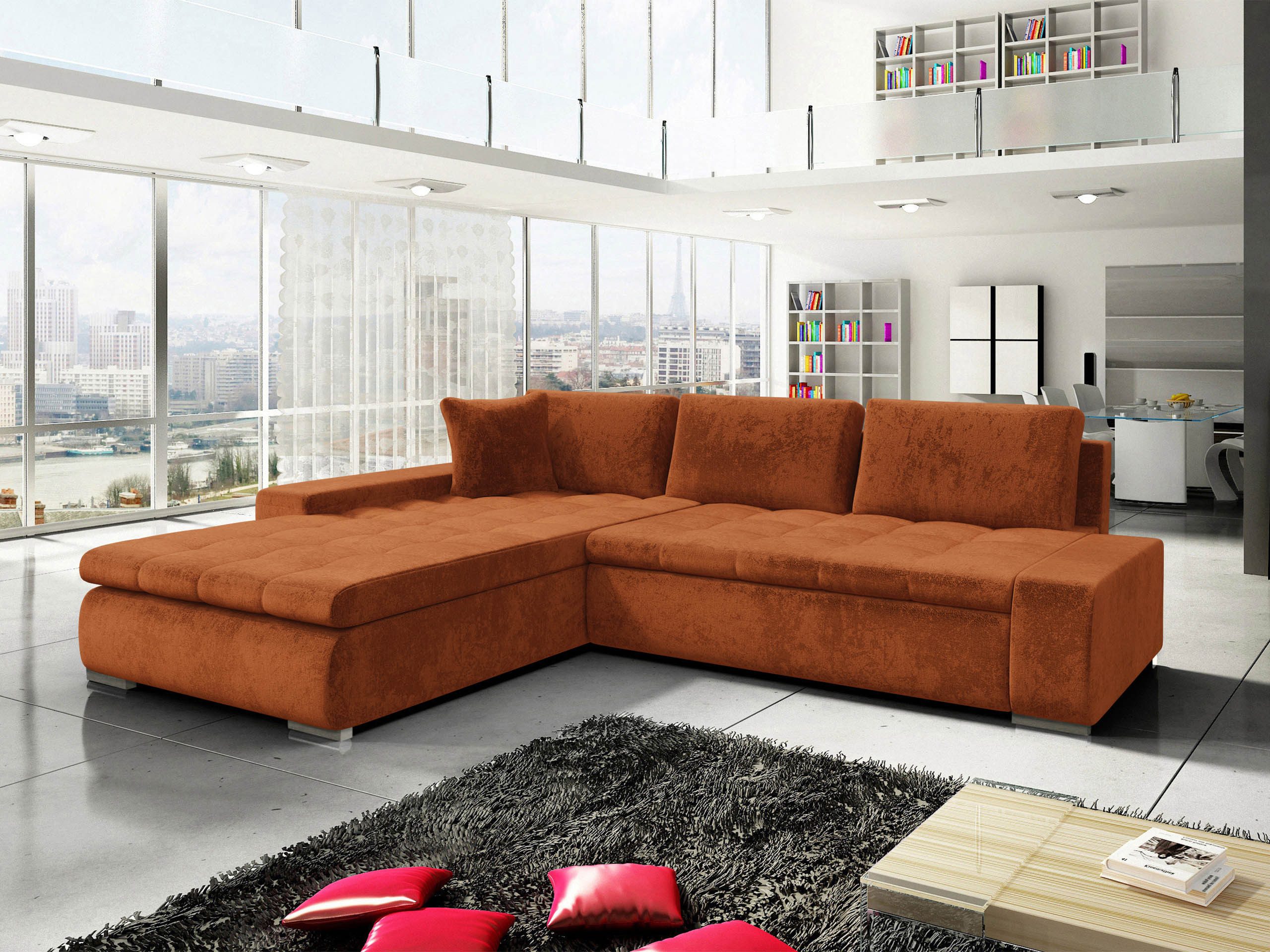 MIRJAN24 Ecksofa Orkan, mit Bettkasten und günstig online kaufen