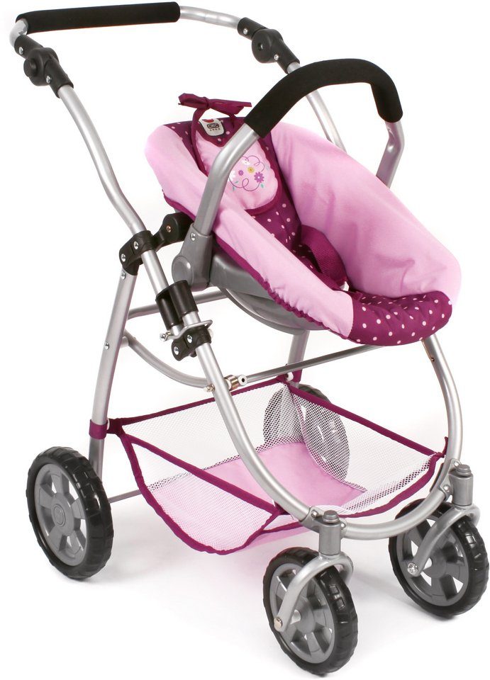 CHIC2000 Kombi-Puppenwagen Emotion All In 3in1, Brombeere, inkl. Babywanne, günstig online kaufen