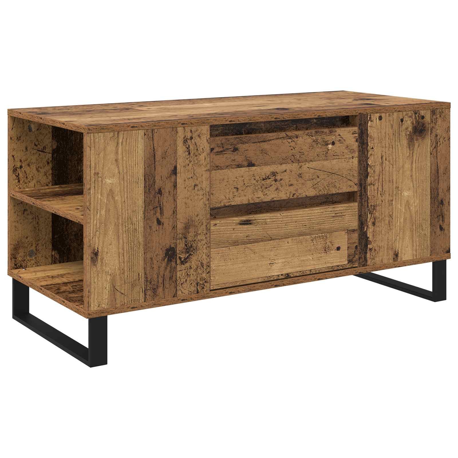 vidaXL Couchtisch Couchtisch Altholz 102 x 44,5 x 50 cm Holzwerkstoff (1-St)