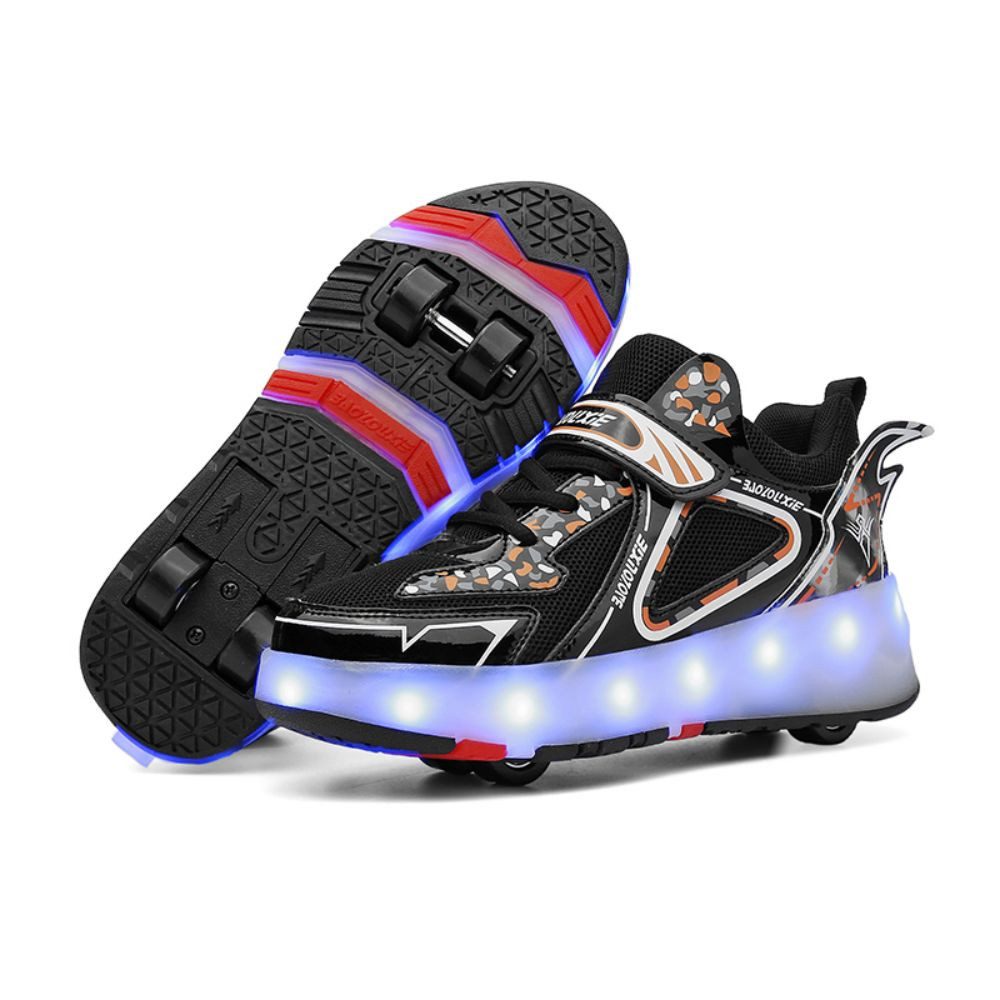 HUSK'SWARE Rollschuhe, Leuchtende Rollschuhe für Kinder,Schuhe mit Rollen