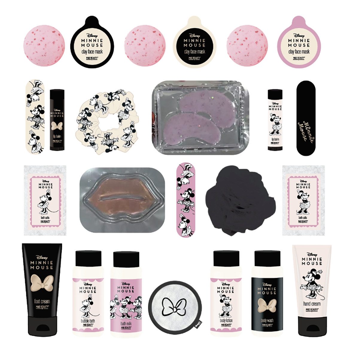 ACCENTRA Adventskalender Disney Minnie Mouse Adventskalender – 24x Beauty, aufklappbar, im Minnie Mouse Look