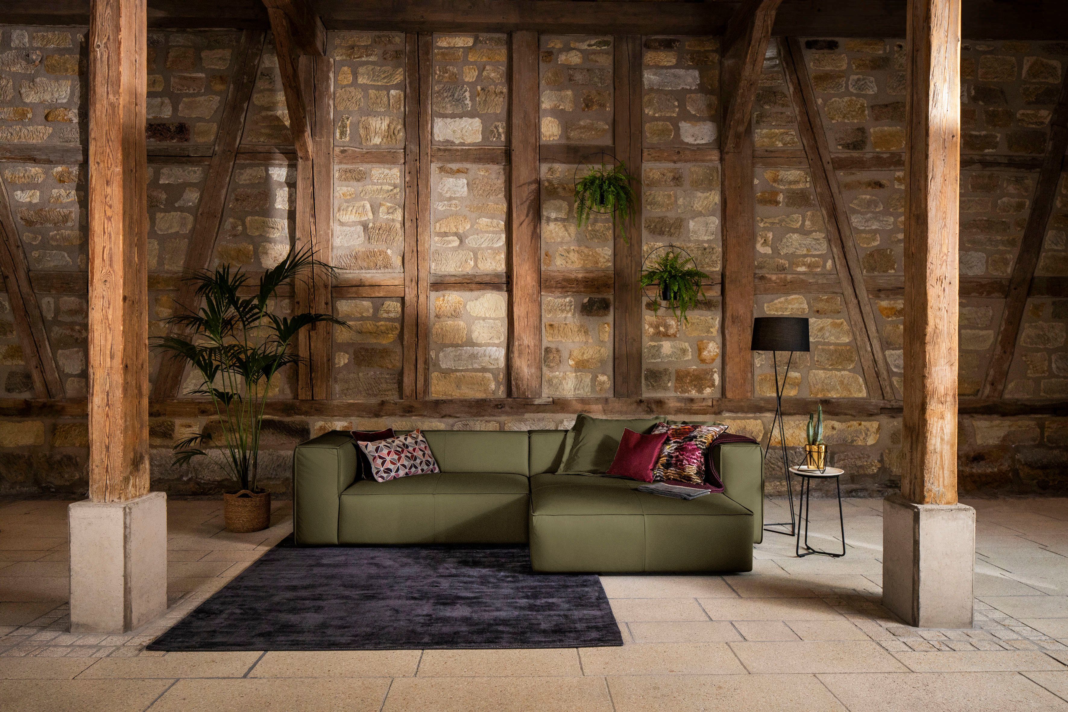 W.SCHILLIG Hocker around-the-block, mit eleganter Biese günstig online kaufen